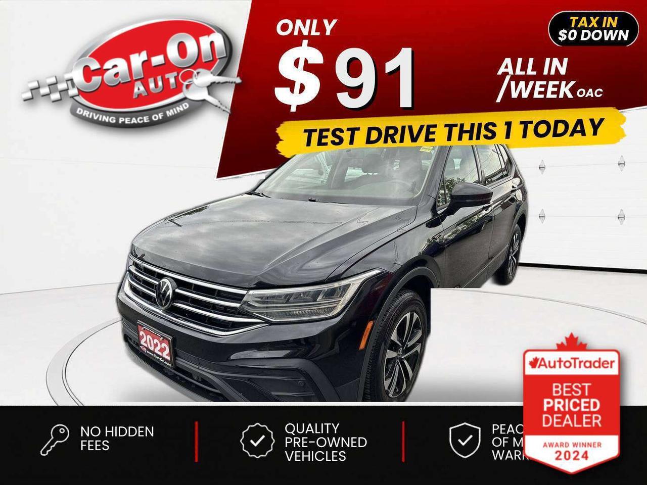 2022 Volkswagen Tiguan $0 DOWN $91/WEEK ALL IN Photo