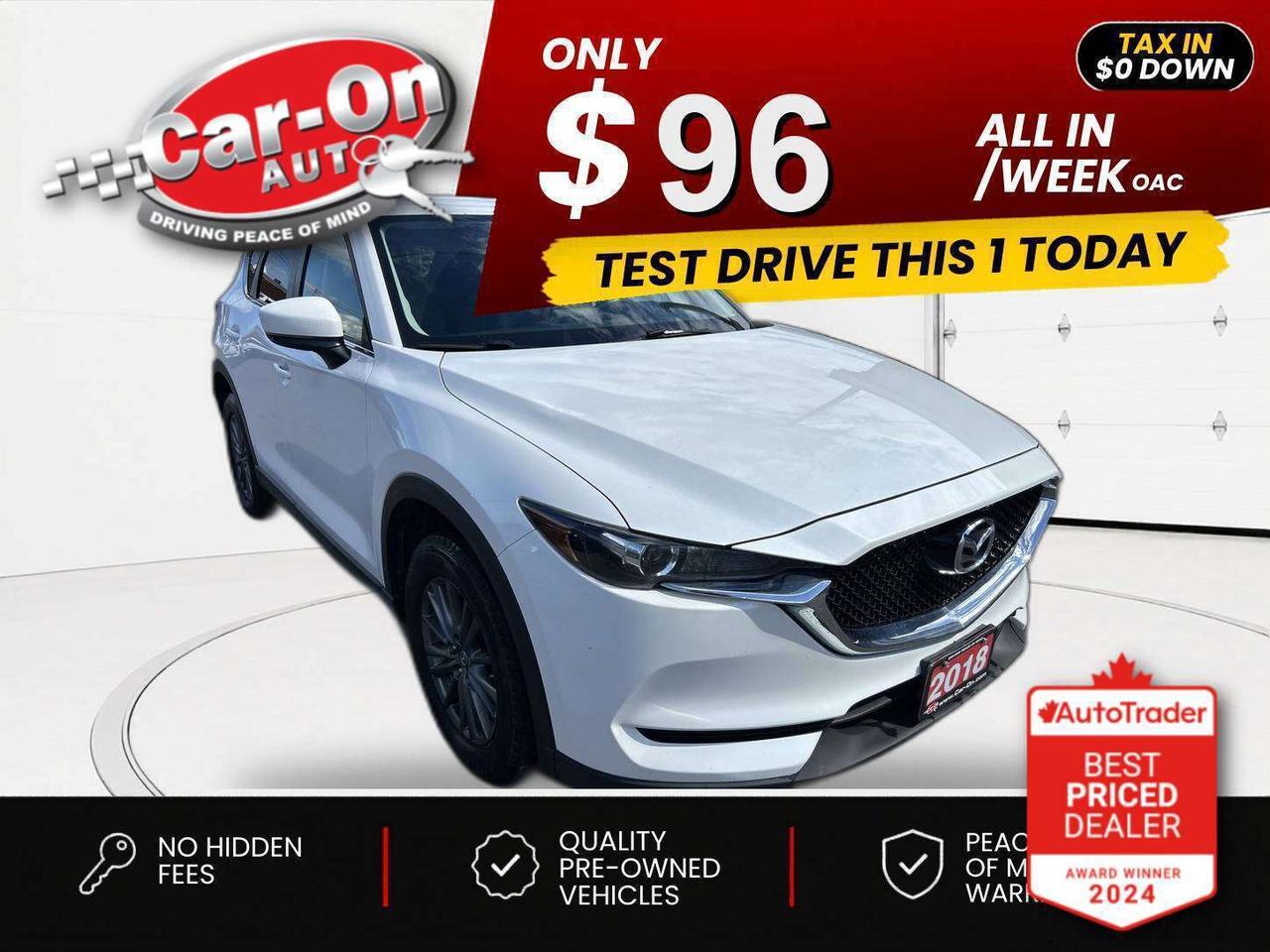 $0 DOWN $96/WEEK ALL IN INCLUDING ONTARIO TAXES O.A.C* GS All-Wheel Drive w/ Heated leather seats, heated steering, 17-inch alloys, blind spot monitor, rear cross-traffic alert, pre-collision system, backup camera, tow hitch receiver, air conditioning, keyless entry w/ push start, rain-sensing wipers, power liftgate, full power group incl. power seat, automatic headlights, cruise control, auto-dimming rearview mirror, garage door opener, Bluetooth and more!!This vehicle just landed and is awaiting a full detail and photo shoot. Contact us and book your viewing today!