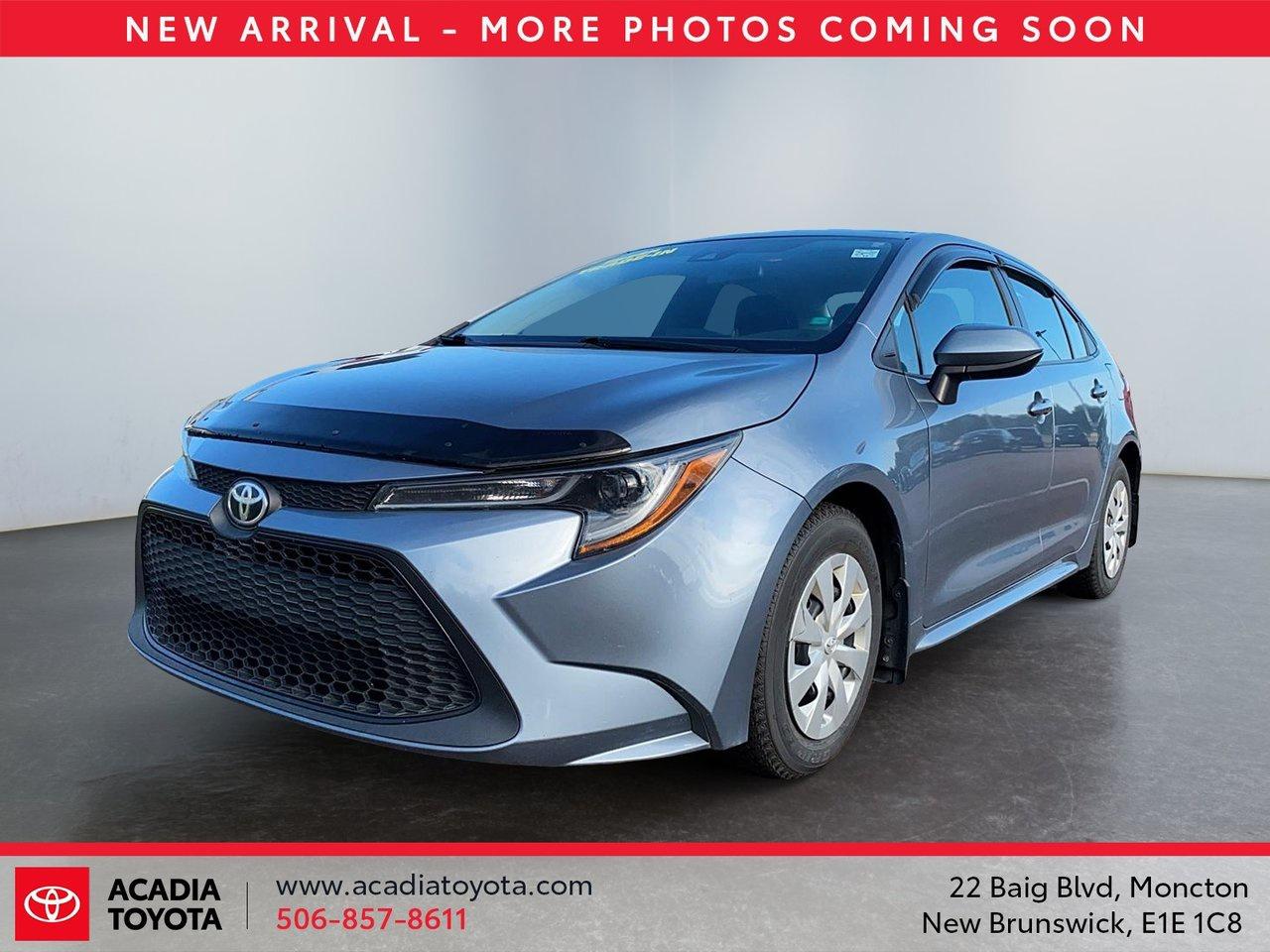 Recent Arrival! Blue 2021 Toyota Corolla L FWD 6-Speed Manual 1.8L 4-Cylinder DOHC 16V



Sale price includes a $1,500 Finance Credit and is available to customers who finance their vehicle purchase through Acadia Toyota. Contact us for complete details and eligibility requirements.



NEW 2 YEAR MVI INSPECTION DONE HERE AT ACADIA TOYOTA, 4-Wheel Disc Brakes, 6 Speakers, ABS brakes, Apple CarPlay/Android Auto, Brake assist, Bumpers: body-colour, Electronic Stability Control, Heated door mirrors.