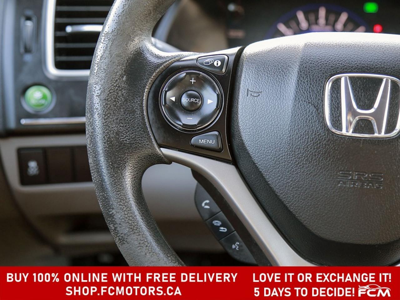 2015 Honda Civic LX | FULLY CERTIFIED WITH WARRANTY Photo