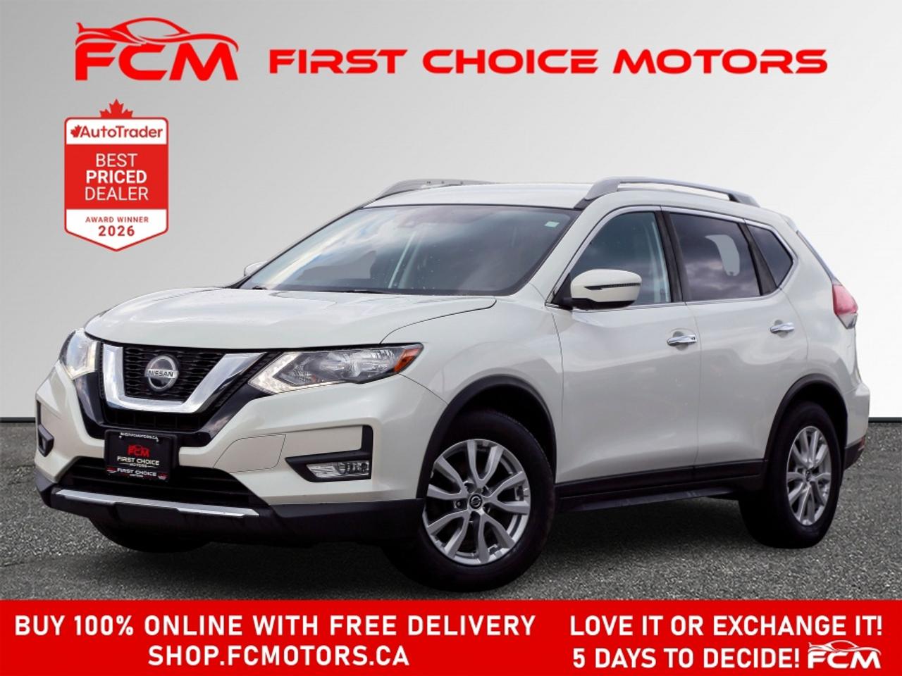 ** ** SPECIAL LIMITED TIME OFFER ** ** PURCHASE ANY VEHICLE THIS WEEK AND RECEIVE 4 BRAND-NEW ALL-SEASON TIRES AT NO ADDITIONAL COST!!! DON   T MISS THIS EXCLUSIVE CHANCE TO UPGRADE YOUR RIDE AND STAY PREPARED FOR ANY WEATHER!!! <br><br>EXCITING NEWS FROM FIRST CHOICE MOTORS! Our brand-new online showroom is now open to the public, bringing the ultimate car shopping experience right to your fingertips! Enjoy a 100% online car shopping experience, with over 500 certified vehicles in stock, comprehensive protection plans, and thousands of new auto parts & accessories available! Plus, for a limited time, were offering FREE deliveries across Ontario on all vehicle purchases! Dont miss out   visit Shop.fcmotors.ca to find and upgrade your perfect vehicle today!<br><br>Welcome to First Choice Motors, the largest car dealership in Toronto of pre-owned cars, SUVs, and vans priced between $5000-$15,000. With an impressive inventory of over 300 vehicles in stock, we are dedicated to providing our customers with a vast selection of affordable and reliable options. <br><br>Were thrilled to offer a used 2019 Nissan Rogue SV, white color with 158,000km (STK#10151) This vehicle was $13990 NOW ON SALE FOR $12990. It is equipped with the following features:<br>- Automatic Transmission<br>- Heated seats<br>- Bluetooth<br>- Reverse camera<br>- Alloy wheels<br>- Power windows<br>- Power locks<br>- Power mirrors<br>- Air Conditioning<br><br>At First Choice Motors, we believe in providing quality vehicles that our customers can depend on. All our vehicles come with a 36-day guarantee on all safety related items. We also offer additional warranty options up to 5 years for our customers who want extra peace of mind.<br><br>Furthermore, all our vehicles are sold fully certified with brand new brakes rotors and pads, a fresh oil change, and brand new set of all-season tires installed & balanced. You can be confident that this car is in excellent condition and ready to hit the road.<br><br>At First Choice Motors, we believe that everyone deserves a chance to own a reliable and affordable vehicle. Thats why we offer financing options with low interest rates starting at 7.9% O.A.C. Were proud to approve all customers, including those with bad credit, no credit, students, and even 9 socials. Our finance team is dedicated to finding the best financing option for you and making the car buying process as smooth and stress-free as possible.<br><br>Our dealership is open 7 days a week to provide you with the best customer service possible. We carry the largest selection of used vehicles for sale under $9990 in all of Ontario. We stock over 300 cars, mostly Hyundai, Chevrolet, Mazda, Honda, Volkswagen, Toyota, Ford, Dodge, Kia, Mitsubishi, Acura, Lexus, and more. With our ongoing sale, you can find your dream car at a price you can afford. Come visit us today and experience why we are the best choice for your next used car purchase!<br><br>All prices include $22.00 OMVIC Fee.  Excludes, license plates, ownership registration and ONTARIO HST (13%)<br>*No Credit Card payments can be accepted for Vehicle Purchases*