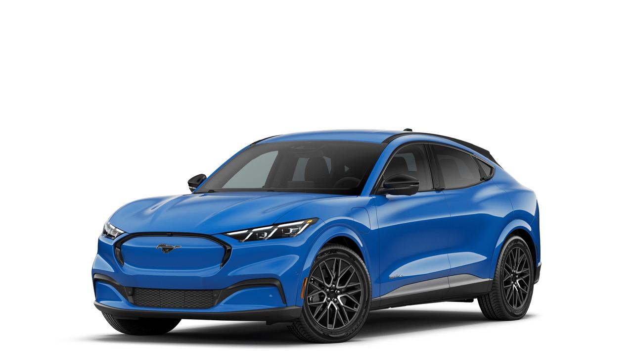 <p>Get ready to experience the future of driving with the brand new 2026 Ford Mustang Mach-E Premium, now available at Fort Motors. This isnt just an SUV; its a statement. Dressed in a stunning Velocity Blue Metallic, this all-wheel-drive crossover is designed to turn heads and deliver an exhilarating ride. Step inside to discover a meticulously crafted interior featuring perforated ActiveX seating material in a sophisticated Black Onyx, offering both premium comfort and lasting durability.</p>
<p>The 2026 Mustang Mach-E Premium is engineered for performance and convenience. Its advanced all-wheel-drive system ensures confident handling in any Canadian weather, while the 88kWh usable extended range battery means you can go further on a single charge. Plus, with the included Fast Charging Adapter (NACS), topping up your battery is quicker and more seamless than ever. This new Mustang Mach-E is more than just a vehicle; its your gateway to a smarter, more exciting way to travel.</p>
<p>Here are five features that truly make this 2026 Ford Mustang Mach-E Premium sizzle:</p>
<ul>
<li><strong>Velocity Blue Metallic Paint:</strong> Command attention with this electrifying and vibrant exterior colour that perfectly complements the Mach-Es sporty design.</li>
<li><strong>Perforated ActiveX Seating Material:</strong> Experience unparalleled comfort and a premium feel with this durable and stylish seating that elevates your driving experience.</li>
<li><strong>88kWh Usable Extended Range Battery:</strong> Enjoy the freedom to explore further and worry less about charging, thanks to the impressive range this battery provides.</li>
<li><strong>All-Wheel Drive:</strong> Conquer any road condition with confidence and agility, knowing you have superior traction and control no matter the weather.</li>
<li><strong>Fast Charging Adapter (NACS):</strong> Embrace the convenience of rapid charging, getting you back on the road faster and making electric driving more practical than ever.</li>
</ul>
<p><strong><em>Powered by AutoIntelligence™</em></strong></p>
<p>Vehicle information has been generated using artificial intelligence and is provided for informational purposes only. While efforts are made to ensure accuracy, please confirm all details directly with the dealer.</p>
