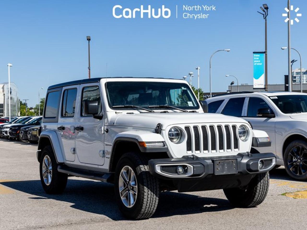 2018 Jeep Wrangler Unlimited Sahara Uconnect 4C NAV&Sound Group LED Lighting Group Cold Weather Group Leather Seats Photo4