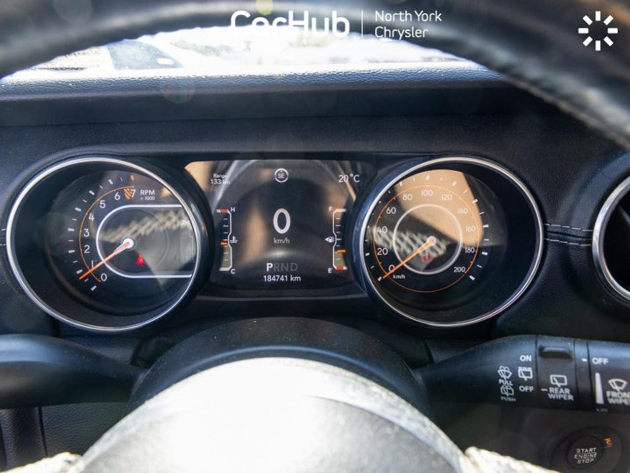 2018 Jeep Wrangler Unlimited Sahara Uconnect 4C NAV&Sound Group LED Lighting Group Cold Weather Group Leather Seats Photo