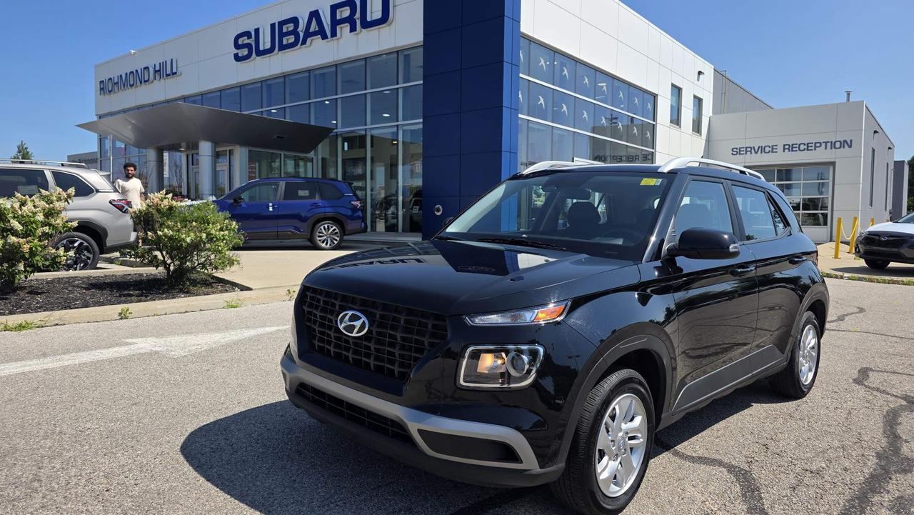 <h3>?? Small SUV. BIG Personality. Meet the 2025 Hyundai Venue Preferred!</h3>

<p>Looking for a vehicle that's&nbsp;<strong>fun to drive, easy to live with, stylish, practical, and packed with value?</strong>&nbsp;Take a look at this&nbsp;<strong>2025 Hyundai Venue Preferred</strong>! With its compact size, confident styling, comfortable interior, and easy-to-drive personality, this Venue is ready to make your daily drive a whole lot more enjoyable.</p>

<p>And the best part?&nbsp;<strong>NO ACCIDENTS!</strong>&nbsp;??</p>

<p>The Venue is the perfect choice for drivers who want the versatility of an SUV without the size of a traditional SUV. It's nimble around town, easy to park, and has just the right amount of attitude to stand out from the crowd.</p>

<p>?&nbsp;<strong>FEATURE HIGHLIGHTS:</strong></p>

<ul>
 <li><strong>2025 Hyundai Venue Preferred</strong></li>
 <li><strong>NO ACCIDENTS</strong>&nbsp;&mdash; added peace of mind</li>
 <li><strong>Front-Wheel Drive</strong></li>
 <li>Compact SUV versatility</li>
 <li>Easy-to-maneuver size &mdash; perfect for city driving</li>
 <li>Stylish, modern exterior design</li>
 <li>Comfortable and practical interior</li>
 <li>Excellent visibility from the driver's seat</li>
 <li>Convenient cargo flexibility</li>
 <li>Modern technology and connectivity</li>
 <li>Great everyday commuter and urban-friendly SUV</li>
</ul>

<h3>?? BIG SUV ATTITUDE &mdash; CITY-FRIENDLY SIZE!</h3>

<p>Don't let its compact footprint fool you &mdash; the Venue knows how to make an entrance! Its bold styling and SUV-inspired design give it plenty of personality, while its smaller dimensions make navigating busy streets and tight parking spaces a breeze.</p>

<p>Whether you're commuting to work, running errands, heading out for dinner, or taking a weekend getaway, the Venue is happy to tag along. It's the kind of vehicle that makes everyday driving feel simple, convenient, and fun.</p>

<h3>??? COMFORTABLE, CONNECTED & READY FOR EVERYDAY LIFE</h3>

<p>Step inside and you'll find a thoughtfully designed cabin with the comfort and convenience you want in a modern vehicle. The Venue's upright seating position provides excellent visibility, while its versatile interior gives you the flexibility to handle passengers, groceries, gear, and all the other stuff life throws your way.</p>

<p>Plus, with modern connectivity and technology features, staying entertained and connected on the road is easier than ever.</p>
<p><span style=font-size:16px><span style=color:#3498db><strong>Richmond Hill&rsquo;s Subaru Certified Pre-Owned (RHSCPO)</strong></span></span></p>

<p><span style=color:#3498db><strong>Qualifying RHSCPO Vehicles (RHSCPO Badged Vehicles)</strong></span></p>

<p><strong>- &nbsp; &nbsp; &nbsp; Exclusive Selection of Pre-Owned Subaru Vehicles</strong></p>

<p><strong>- &nbsp; &nbsp; &nbsp; 160-Point Inspection By Subaru Trained Technicians and Subaru Approved Parts</strong></p>

<p><strong>- &nbsp; &nbsp; &nbsp; 24-Hour Roadside Assistance</strong></p>

<p><strong>- &nbsp; &nbsp; &nbsp; MySubaru Connected Services 1 Year Free Subscription (on equipped vehicles)</strong></p>

<p><strong>- &nbsp; &nbsp; &nbsp; Guarantee Carfax Claims Under $5000</strong></p>

<p><span style=color:#3498db><strong>RHSCPO Warranty Coverage</strong></span></p>

<p><strong>- &nbsp; &nbsp; &nbsp; Pre-Owned Subarus Up To 8 Model Years with <160,000km Include A 3 Month 5,000km Subaru Warranty</strong></p>

<p><strong>- &nbsp; &nbsp; &nbsp; Pre-Owned Subarus Up To 5 Model Years with <100,000km Still Under New Vehicle Limited Warranty Expiring Within 6 Months Or 10,000km Include A 42 Month - 70,000km Warranty From The Original In-Service Date.</strong></p>

<p><strong>- &nbsp; &nbsp; Pre-Owned Subarus Up To 5 Model Years with <100,000km With Expired New Vehicle Limited Warranty Includes a 6M - 10,000km Subaru Warranty</strong></p>

<p><em><strong><span style=font-size:16px>**All advertising pricing is for financing purchases, all cash purchases will have a&nbsp;surcharge.&nbsp;Visit us&nbsp;for our cash price or call/email us for more details.</span></strong></em></p>

<p><em><strong>***Surcharge rates based on the selling price</strong></em></p>

<p><em><strong>$0-$9,999&nbsp;= $0 </strong></em></p>

<p><em><strong>$10,000-$19,999=$1,250 </strong></em></p>

<p><em><strong>$20,000-$29,999=$1750 </strong></em></p>

<p><em><strong>$30,000-$39,999=$2200 </strong></em></p>

<p><em><strong>$40,000+ =$2500</strong></em></p>

<p><span style=color:#3498db><strong>ALL PRE-OWNED VEHICLES INCLUDE:</strong></span></p>

<p><strong>- &nbsp; &nbsp; &nbsp; Safety Certification completed to the highest standards by Factory Trained Technicians</strong></p>

<p><strong>- &nbsp; &nbsp; &nbsp; Complimentary Oil Change</strong></p>

<p><strong>- &nbsp; &nbsp; &nbsp; Full Exterior + Interior Detailing</strong></p>

<p><strong>- &nbsp; &nbsp; &nbsp; Full Tank of Gas</strong></p>

<p><strong>- &nbsp; &nbsp; &nbsp; Accident Report</strong></p>

<p><span style=color:#3498db><strong>WHY BUY FROM RICHMOND HILL SUBARU?</strong></span></p>

<p><strong>- &nbsp; &nbsp; &nbsp; All of our Pre-Owned Vehicles include our &ldquo;Market Value Pricing&rdquo;. We use sophisticated software to determine the lowest price we can sell our vehicles for, and then give you that low price right upfront.</strong></p>

<p><strong>- &nbsp; &nbsp; &nbsp; We provide a safe and easy way that you can complete your entire purchase from the comfort of your home.</strong></p>

<p><strong>- &nbsp; &nbsp; &nbsp; We do everything possible to make it fun and easy to do business with us. Read some of our Google reviews to see what our customers say.</strong></p>

<p><span style=color:#3498db><strong>FINANCING AVAILABLE:</strong></span></p>

<p><strong>- &nbsp; &nbsp; &nbsp; Trouble credit? New credit? Good credit? We offer financing for every kind of credit and we treat everyone with the same level of respect.</strong></p>

<p><strong>- &nbsp; &nbsp; &nbsp; Our Financial Service Managers will work until they secure the lowest rate possible on your behalf.</strong></p>

<p><strong>KEYS:</strong>&nbsp;All of NewRoads Richmond Hill Subaru&nbsp;Pre-Owned Vehicles are sold with one key. If we received a second&nbsp;key from the previous owner it will be included&nbsp;with the vehicle. If not, additional keys may be purchased from our Parts Department at the time of sale.</p>

<p><span style=color:#3498db><strong>We Also Offer</strong></span></p>

<p><strong>- &nbsp; &nbsp; &nbsp; Custom plans to protect your vehicle mechanically.</strong></p>

<p><strong>- &nbsp; &nbsp; &nbsp; Custom plans to protect your vehicle&rsquo;s appearance.</strong></p>

<p><strong>- &nbsp; &nbsp; &nbsp; Accessories to customize and personalize your vehicle.</strong></p>

<p><strong>**Prices are ALL IN. HST and Licensing are not included.</strong></p>

<p><strong>Richmond Hill Subaru also offers an online purchasing option so you can research, and even purchase, right from the comfort and safety of your couch, or any combination of online or in-store that works for you. Our team will be available to help you and walk you through the process.</strong></p>

<p><span style=color:#2980b9><strong>Find more details at https://www.richmondhillsubaru.com or call 905-883-3555 for more information or to make an appointment.</strong></span></p>
