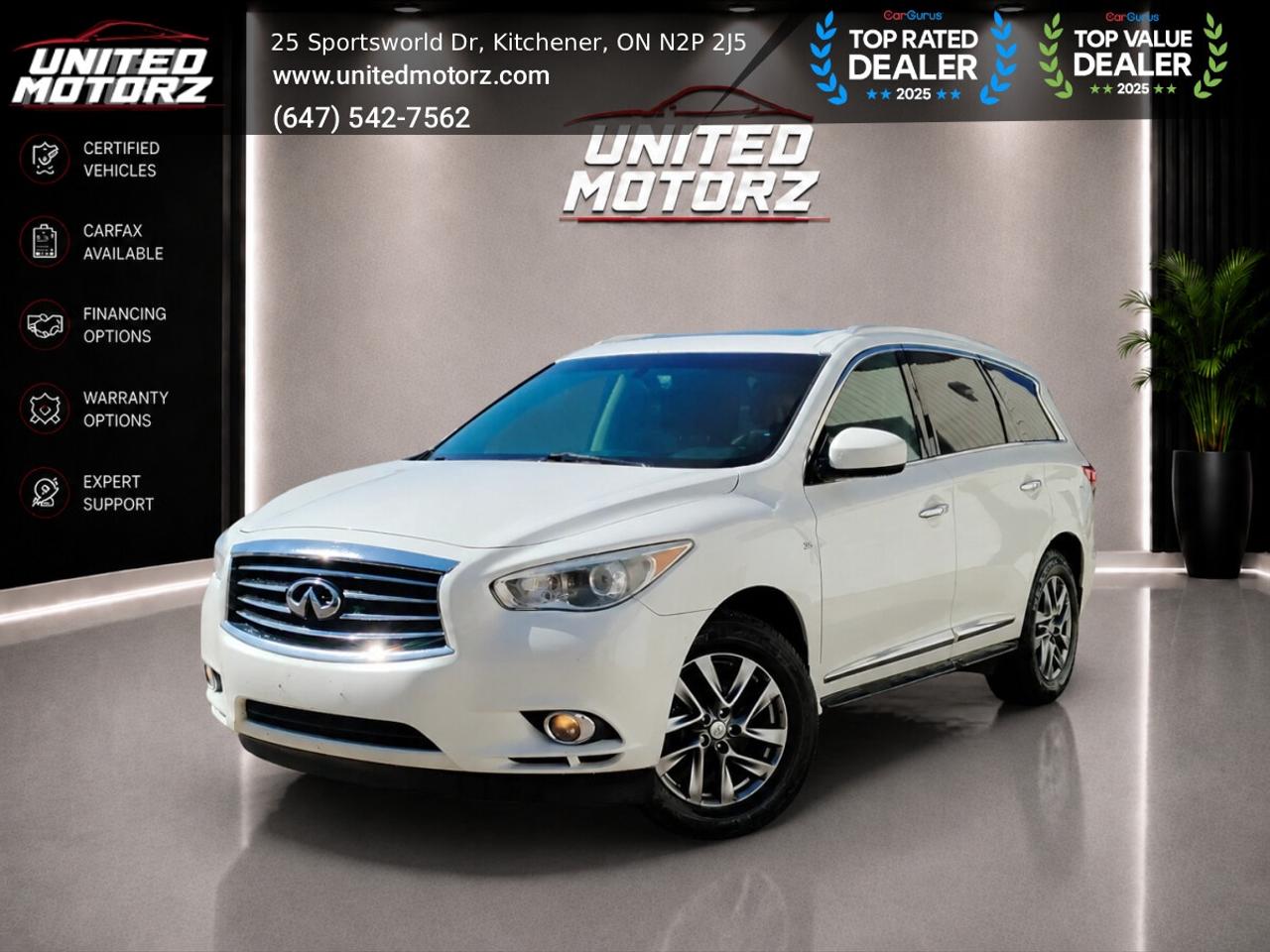 Used 2014 Infiniti QX60 AUTO AWD 4dr 3.6L 6cyl~AS-IS SPECIAL~NO ACCIDEN for sale in Kitchener, ON