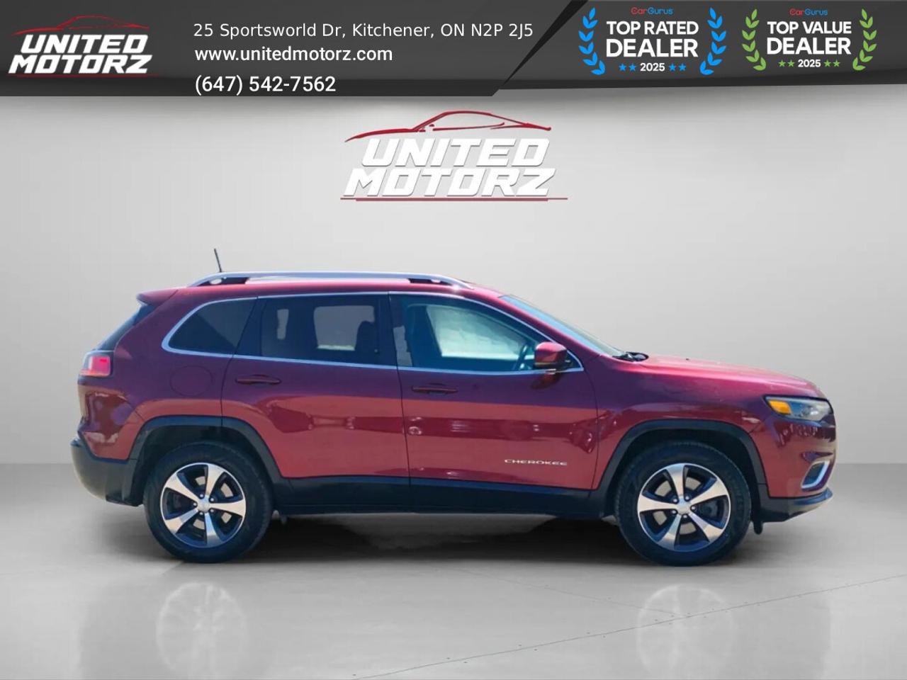 2019 Jeep Cherokee Limited AUTO 4*4 3.2L 6CYL~SAFETY CERTIFIED~NO ACC Photo