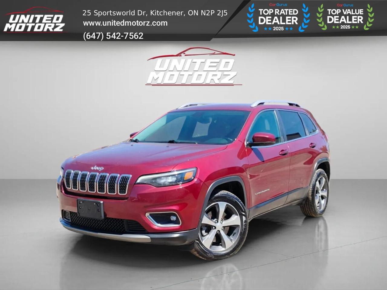 2019 Jeep Cherokee Limited AUTO 4*4 3.2L 6CYL~SAFETY CERTIFIED~NO ACC Photo