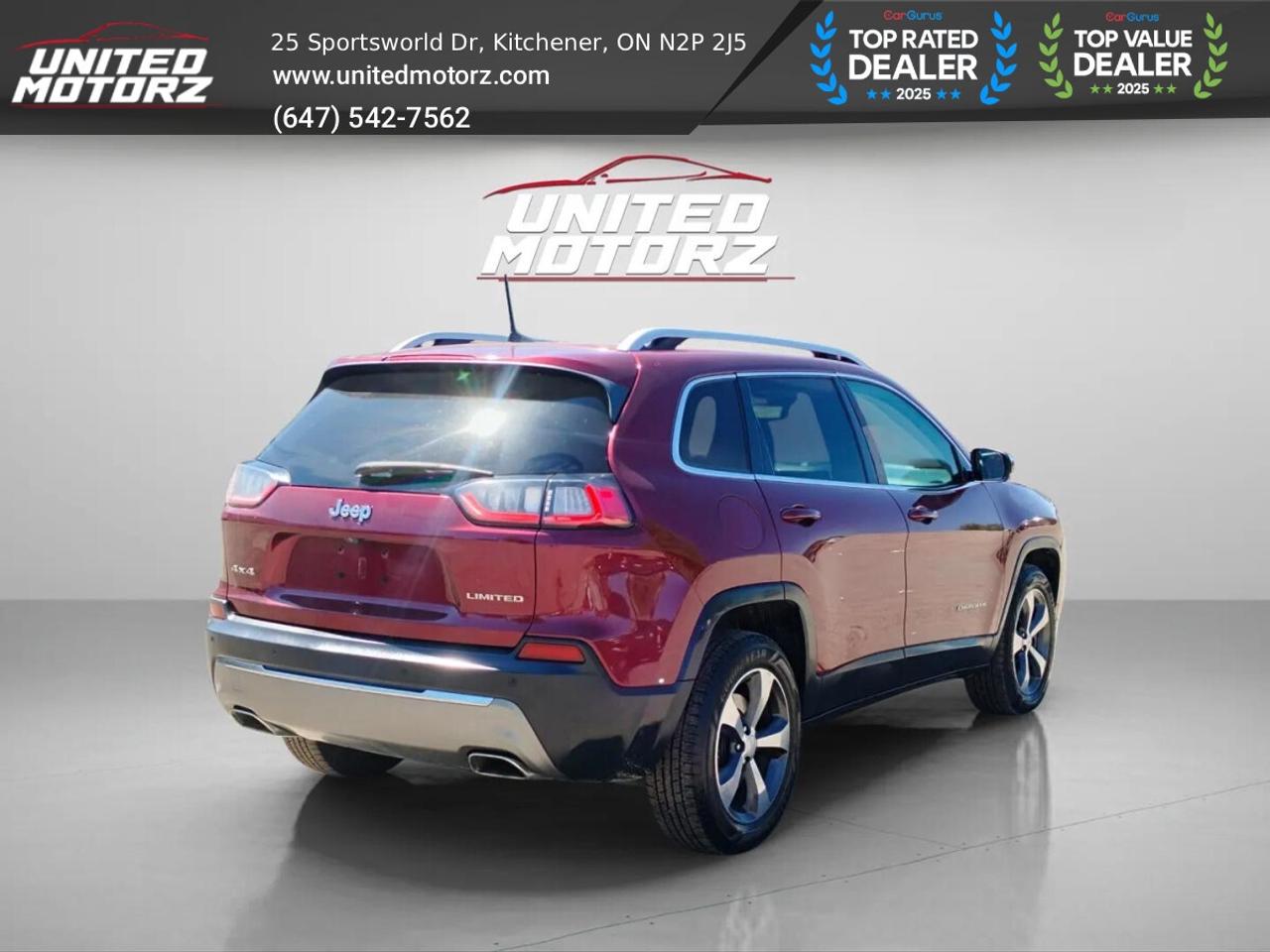 2019 Jeep Cherokee Limited AUTO 4*4 3.2L 6CYL~SAFETY CERTIFIED~NO ACC Photo