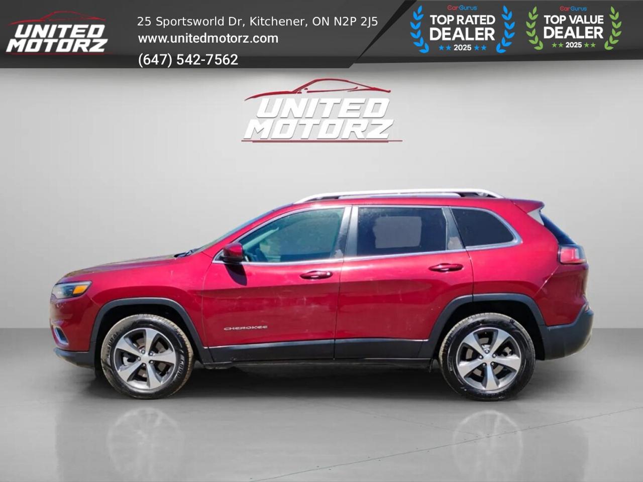 2019 Jeep Cherokee Limited AUTO 4*4 3.2L 6CYL~SAFETY CERTIFIED~NO ACC Photo