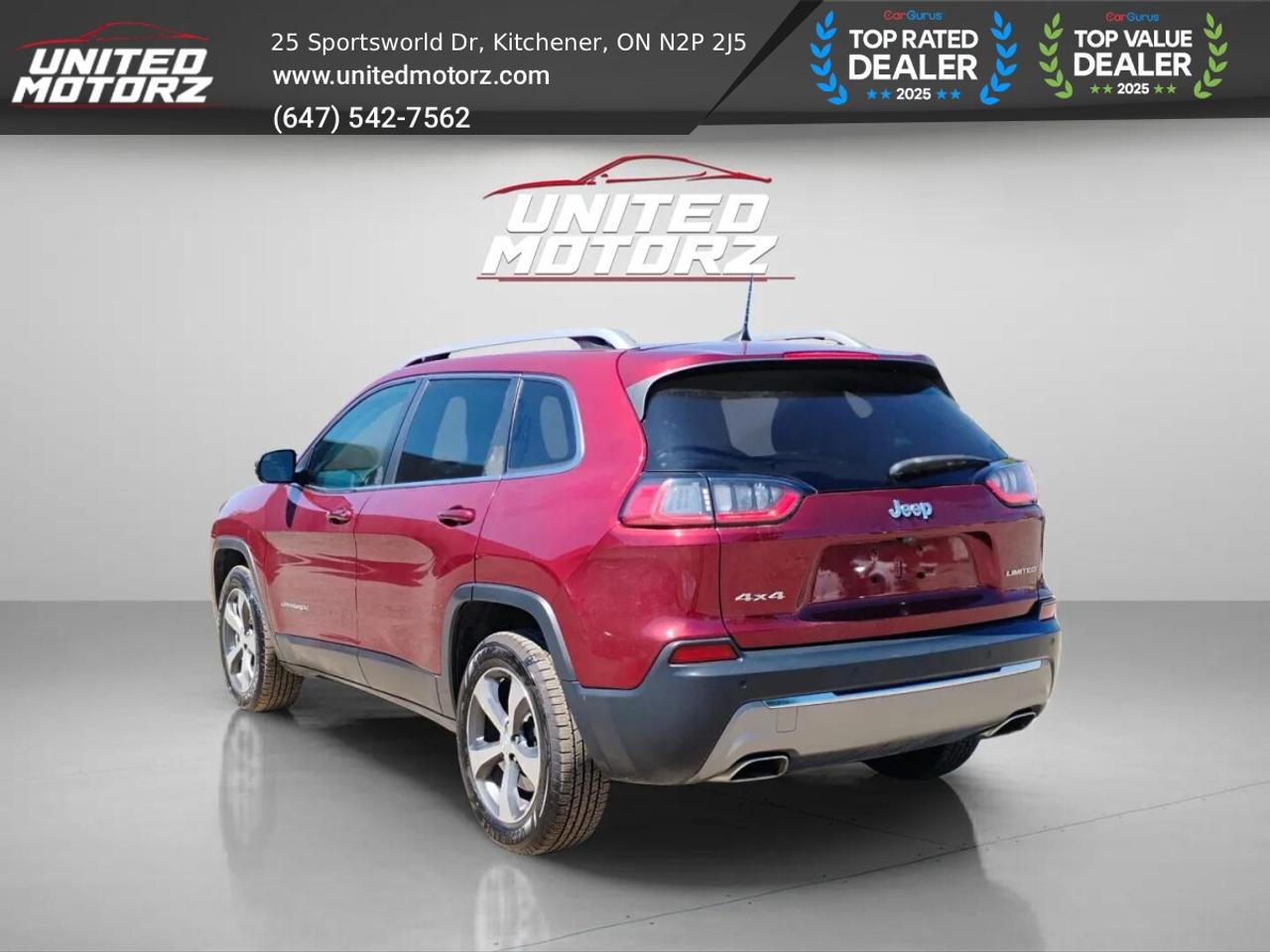 2019 Jeep Cherokee Limited AUTO 4*4 3.2L 6CYL~SAFETY CERTIFIED~NO ACC Photo