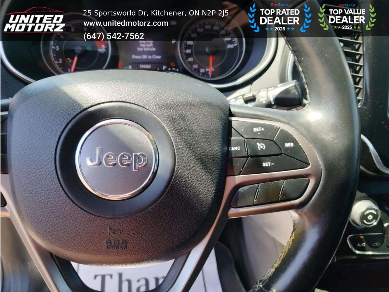 2019 Jeep Cherokee Limited AUTO 4*4 3.2L 6CYL~SAFETY CERTIFIED~NO ACC Photo