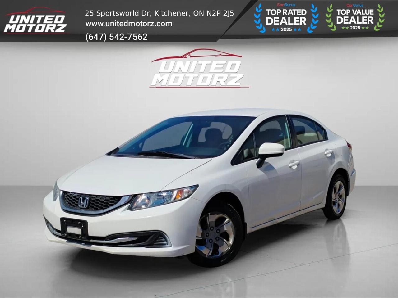 2014 Honda Civic Sedan 4dr CVT LX AUTO FWD 4dr 1.8L~SAFETY CERTIFIE Photo