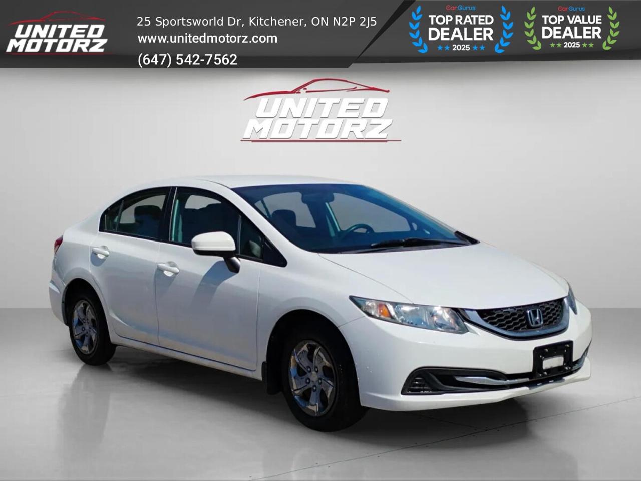 2014 Honda Civic Sedan 4dr CVT LX AUTO FWD 4dr 1.8L~SAFETY CERTIFIE Photo