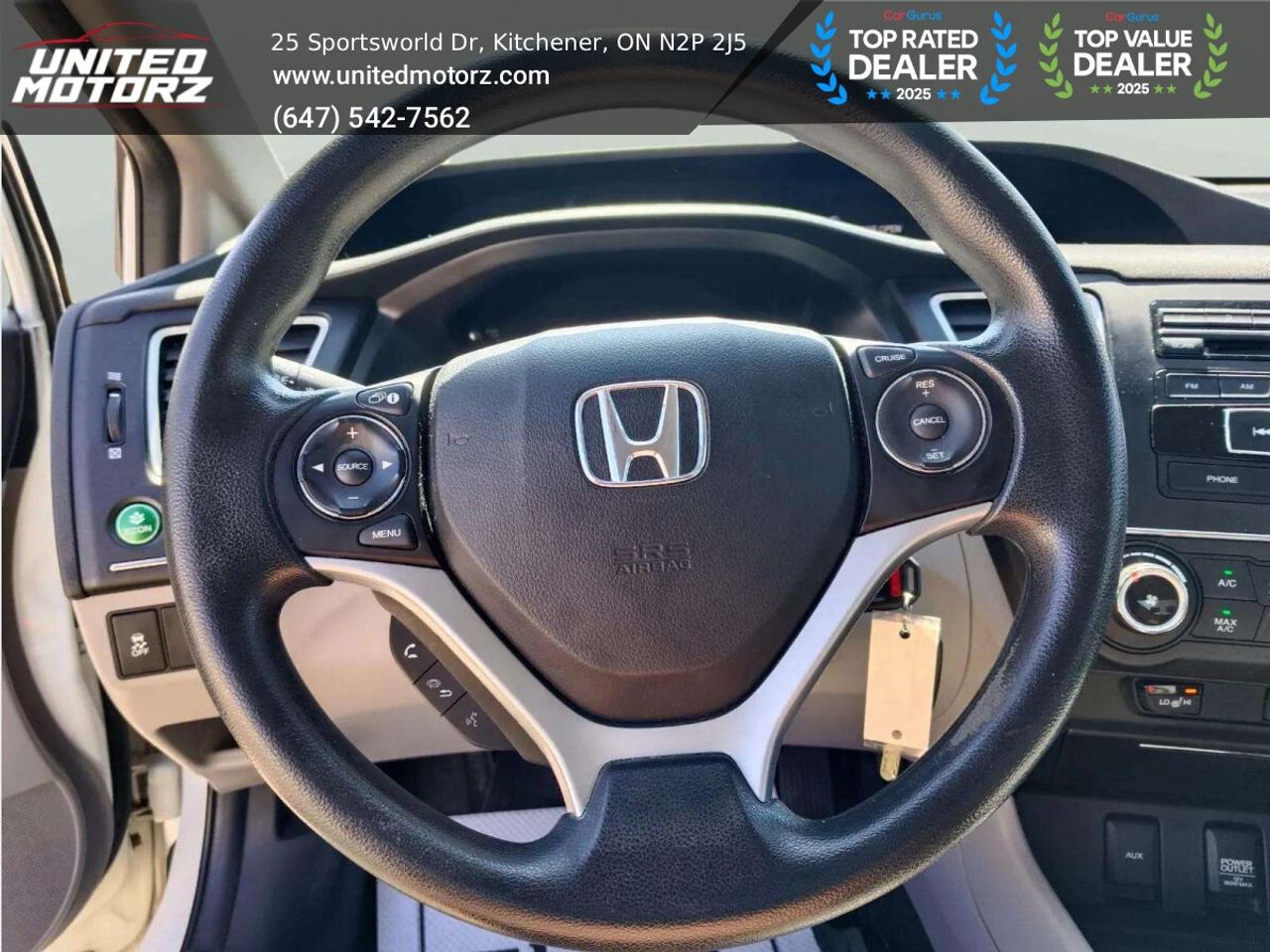 2014 Honda Civic Sedan 4dr CVT LX AUTO FWD 4dr 1.8L~SAFETY CERTIFIE Photo