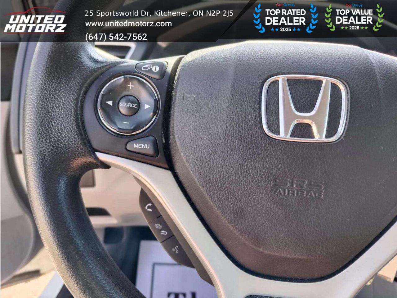 2014 Honda Civic Sedan 4dr CVT LX AUTO FWD 4dr 1.8L~SAFETY CERTIFIE Photo