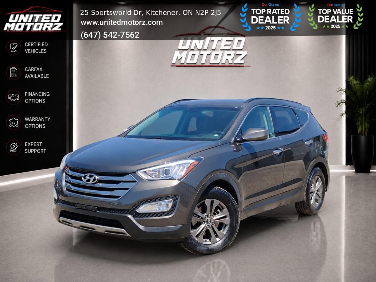 2013 Hyundai Santa Fe Sport Premium Auto AWD 4dr 2.4L~SAFETY CERTIFIED~NO ACCI Photo0