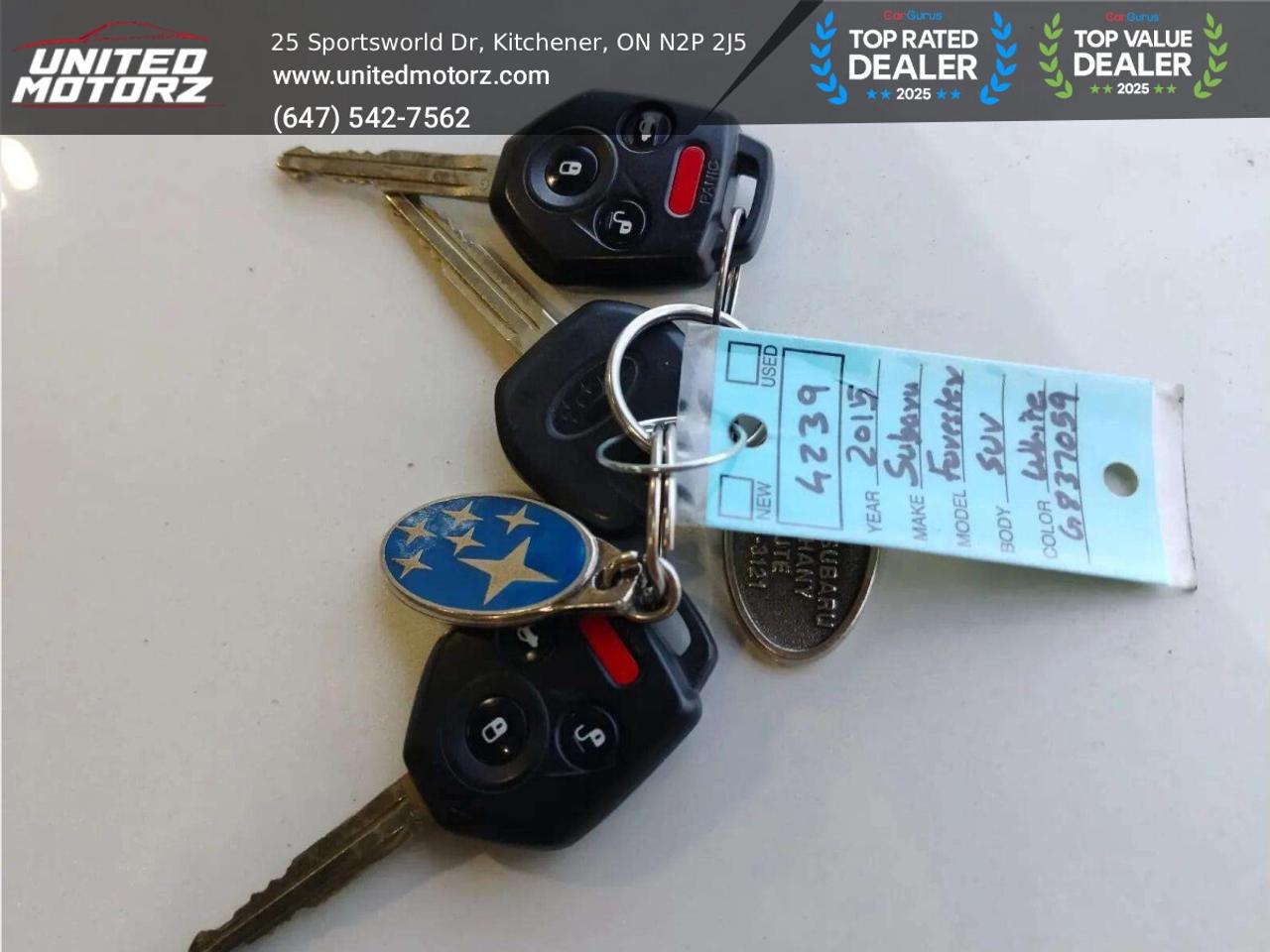 2015 Subaru Forester Wgn Man 2.5i AWD 2.5L~SAFETY CERTIFIED~ Photo