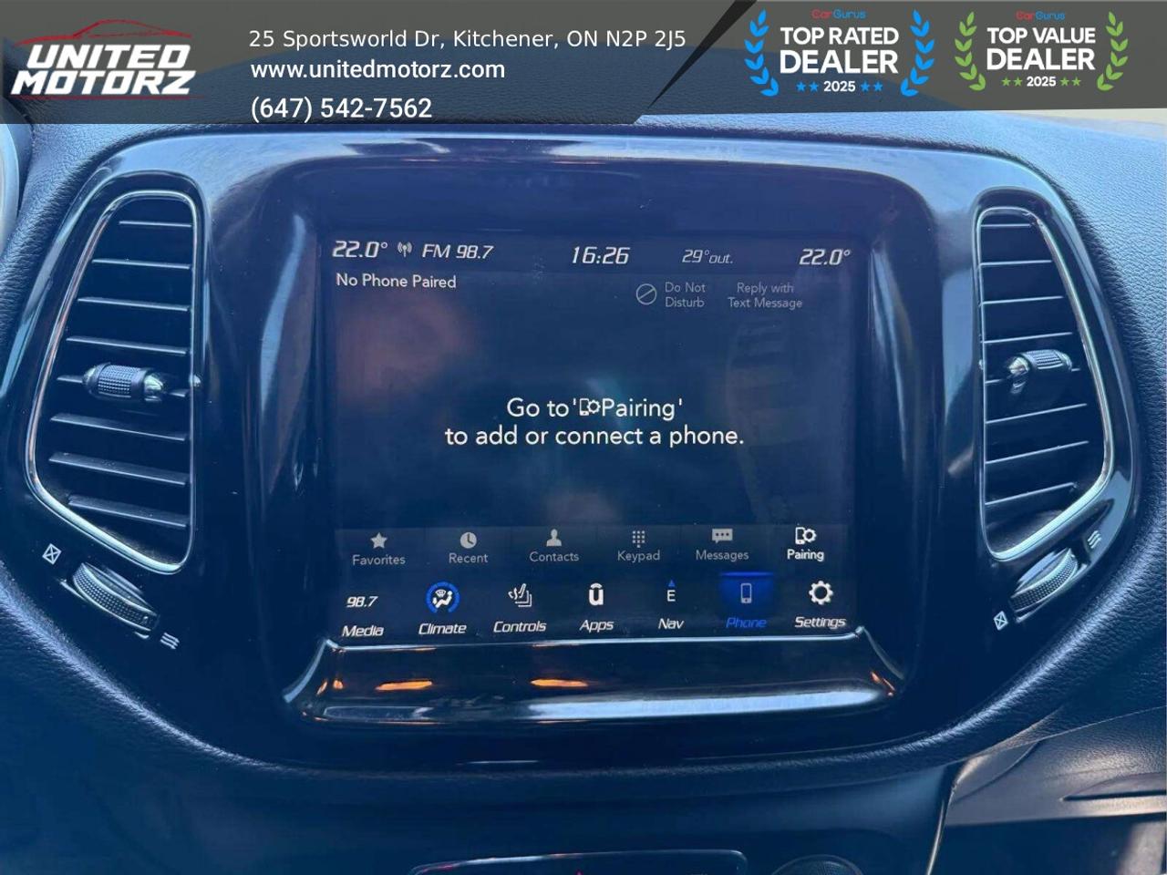 2020 Jeep Compass Limited AUTO 4*4 2.4L~SAFETY CERTIFIED~20 SERVICE Photo