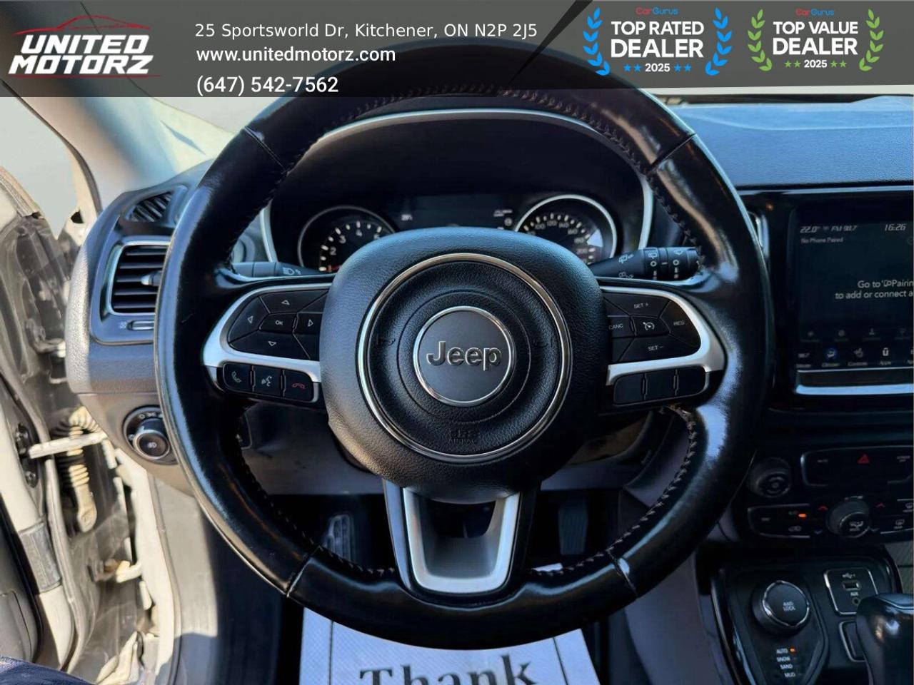2020 Jeep Compass Limited AUTO 4*4 2.4L~SAFETY CERTIFIED~20 SERVICE Photo