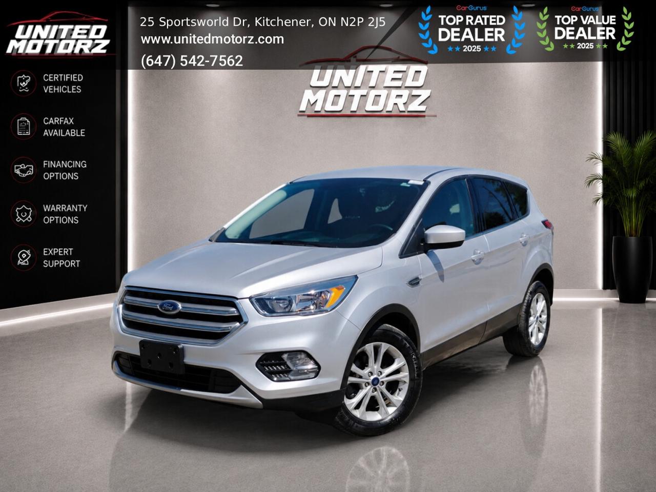 2017 Ford Escape SE 4dr AUTO FWD 1.5l~SAFETY CERTIFIED~NO ACCIDENTS Photo