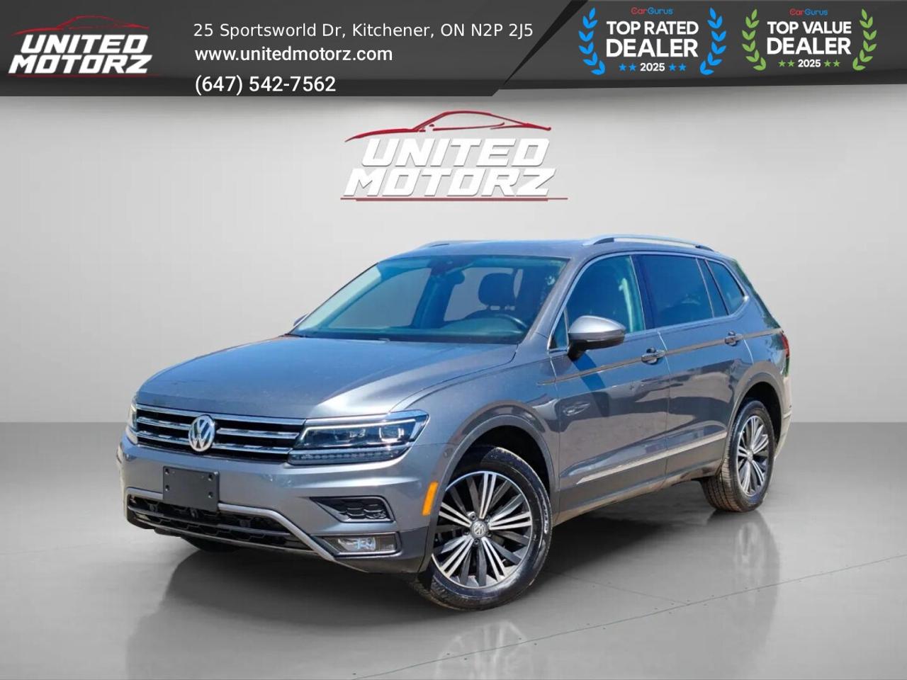 2018 Volkswagen Tiguan Highline TSI 4MOTION AUTO AWD 2.0L~SAFETY CERTIFIE Photo
