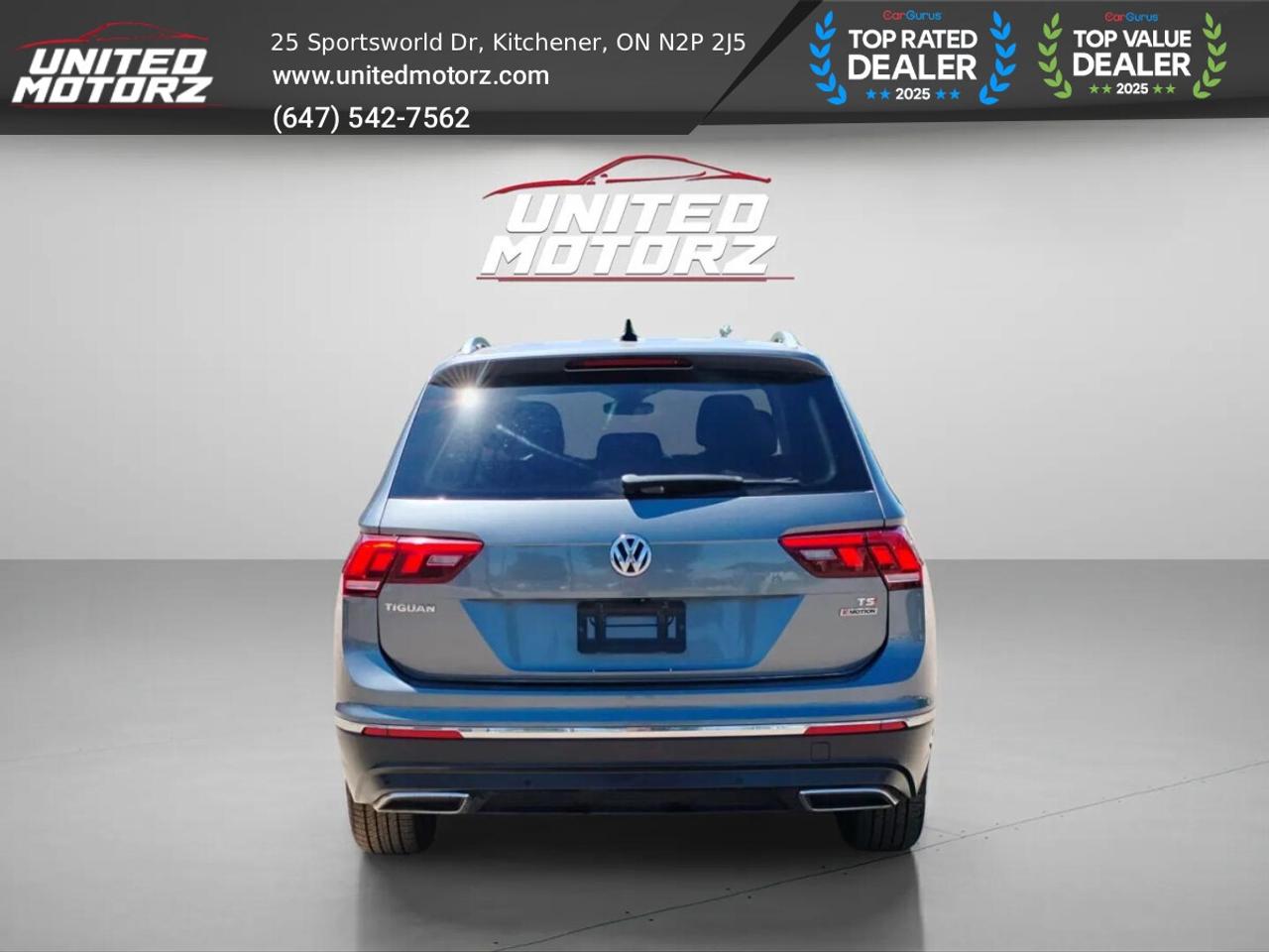 2018 Volkswagen Tiguan Highline TSI 4MOTION AUTO AWD 2.0L~SAFETY CERTIFIE Photo