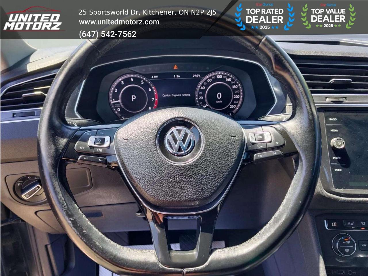 2018 Volkswagen Tiguan Highline TSI 4MOTION AUTO AWD 2.0L~SAFETY CERTIFIE Photo