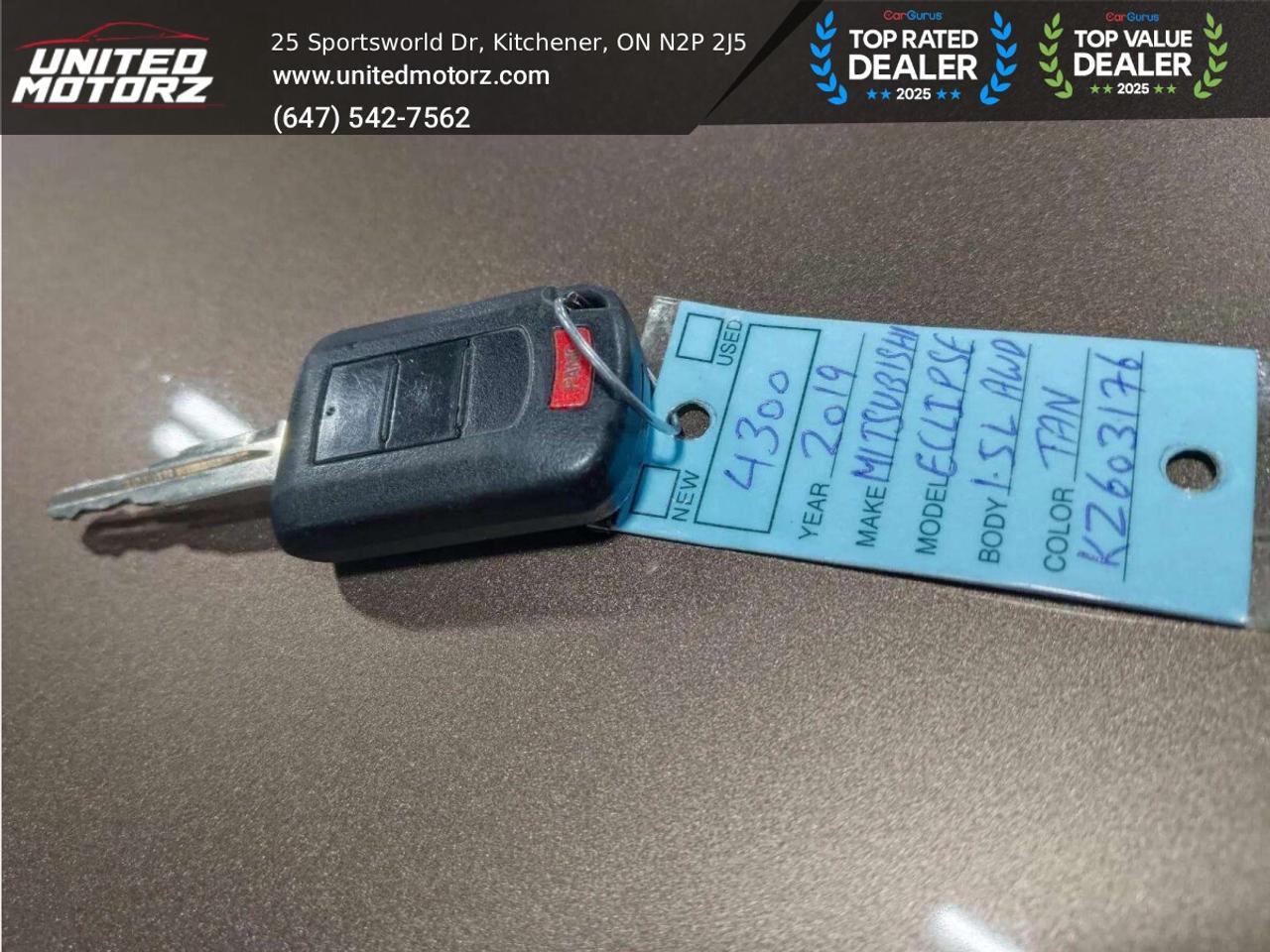 2019 Mitsubishi Eclipse Cross S-AWC AUTO AWD 1.5L 4cyl~SAFETY CERTIFIED~ Photo