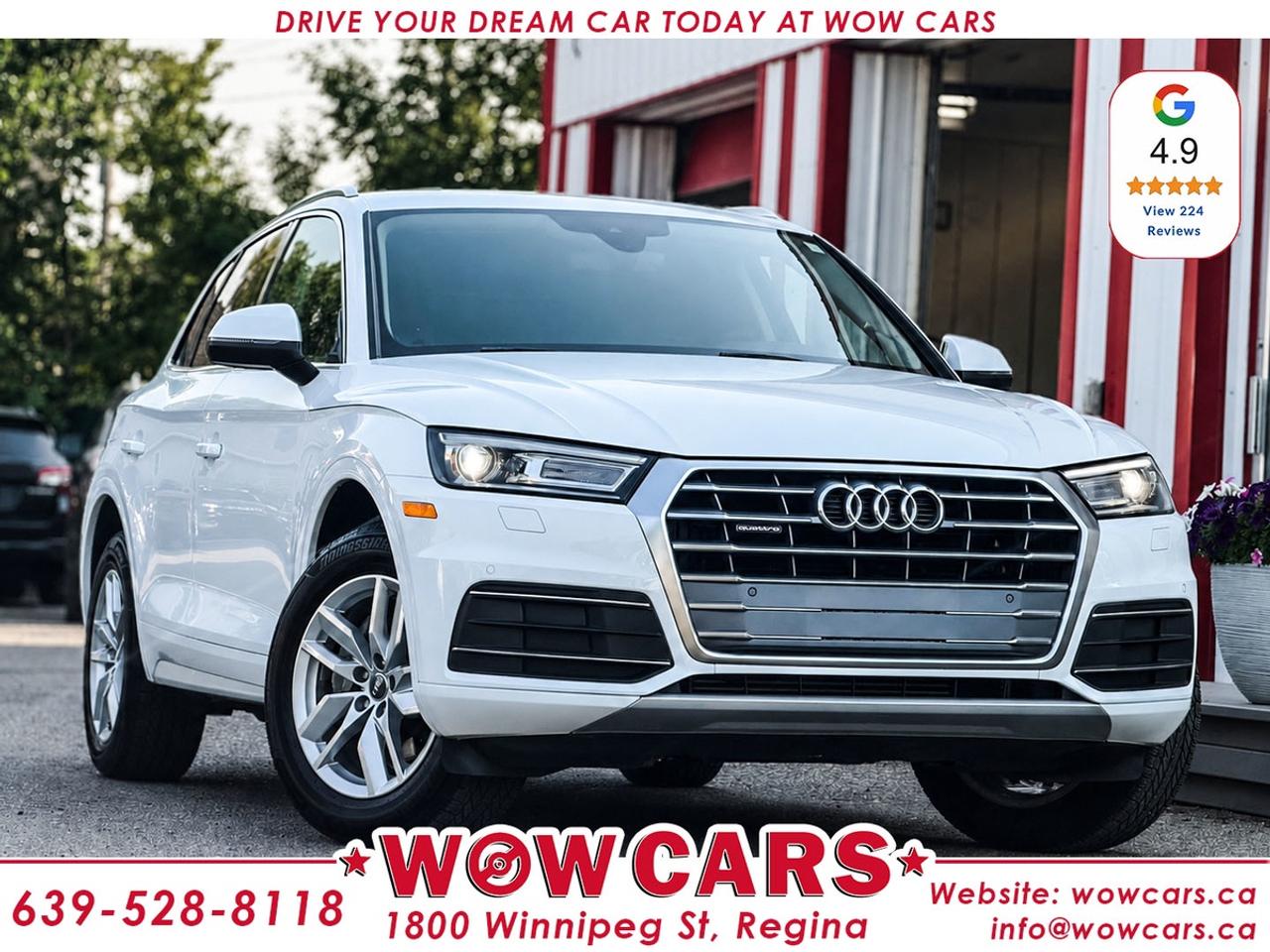 Used 2020 Audi Q5 Premium (One Owner) for sale in Regina, SK