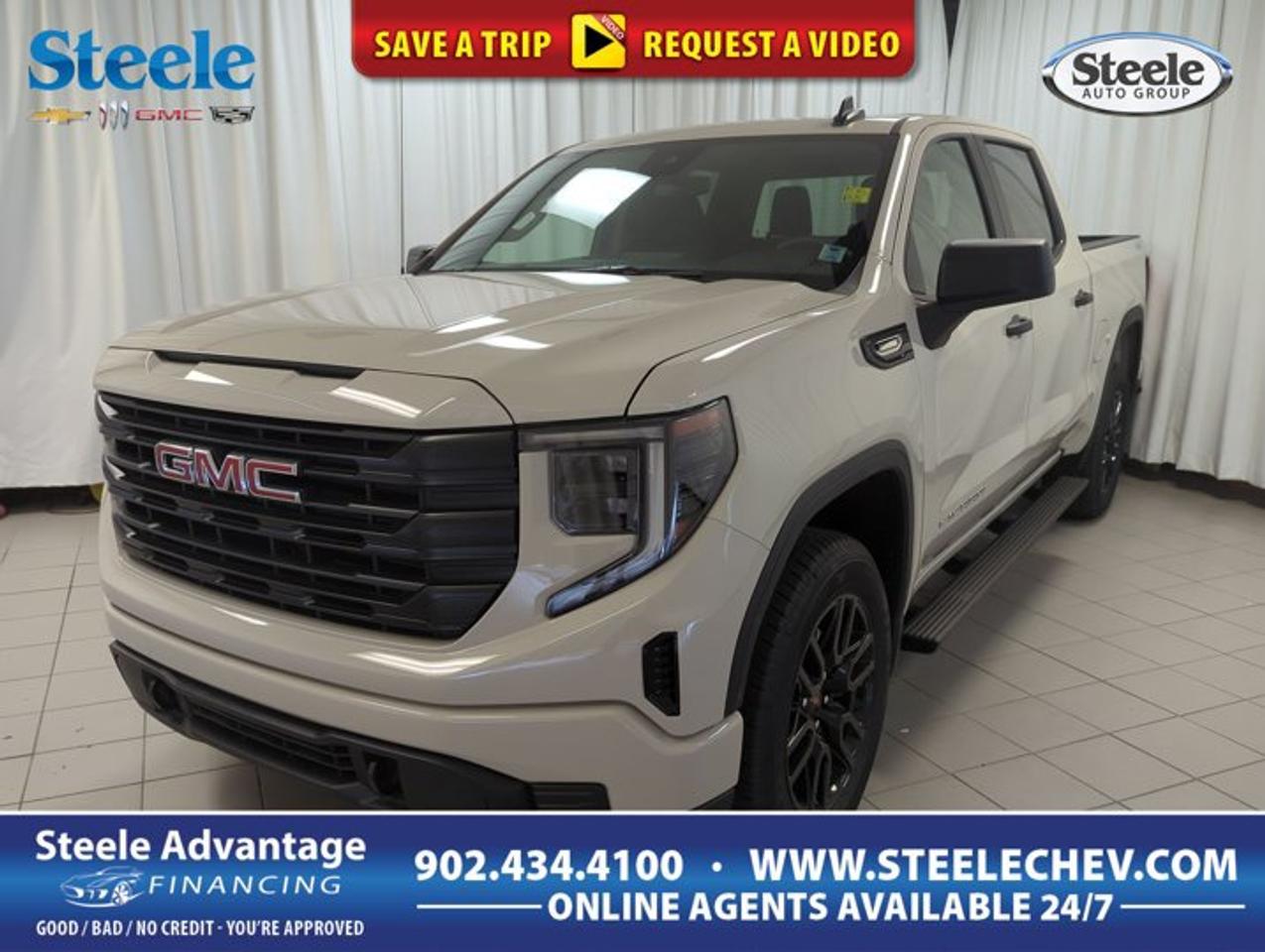 Built to handle hard work with confidence, the 2026 GMC Sierra 1500 PRO is a full-size truck that brings practical strength, smart capability, and a clean, professional look. Finished in Coastal Dune with a Black interior, this four-door pickup is ready for daily jobsite duty, weekend towing, and year-round driving in Dartmouth.This 2026 GMC Sierra 1500 PRO pairs a turbocharged 2.7L gas engine with an automatic transmission and four-wheel drive for strong everyday performance. It is designed for drivers who want useful truck features without extra clutter. Aluminum wheels, Tow/Haul Mode, a Trailer Brake Controller, and a power outlet add real value where it matters most.FEATURES OF THE Sierra 1500 PROPractical full-size pickup for everyday workCoastal Dune exterior with clean presenceBlack interior with durable, simple layoutFour-door cab adds passenger versatilityTRUCK FEATURESFour-wheel drive supports year-round road confidenceTow/Haul Mode helps manage heavy loadsTrailer Brake Controller aids controlled towingPickup box supports cargo and gearADVANCED SAFETY FEATURESFour-wheel drive adds traction on surfacesStrong truck design supports stable drivingAutomatic transmission promotes smooth power deliveryFour-door layout improves passenger accessPERFORMANCE AND EFFICIENCYTurbocharged 2.7L gas engine delivers torqueAutomatic transmission supports easy daily drivingFour-wheel drive enhances all-season capabilityTow/Haul Mode helps under loadCOMFORT AND CONVENIENCEFour doors simplify passenger entrySpacious cabin supports daily work usePower outlet adds useful cabin functionStraightforward layout keeps controls within reachTECHNOLOGY AND CONNECTIVITYPower outlet charges tools and devicesClear truck-focused controls aid usabilityAutomatic transmission reduces driving effort dailyTrailer controls support towing confidenceCARGO SPACEPickup bed handles tools and materialsUseful box space supports weekend projectsCabin offers room for personal itemsTruck format suits work and recreationWHAT OTHER OWNERS LIKEStrong turbo torque for daily haulingFour-wheel drive for winter confidenceTow-focused equipment for useful capabilitySimple layout that feels easyThe 2026 GMC Sierra 1500 PRO is a smart choice for drivers who need a truck that feels ready for real tasks. Its turbocharged engine is built to deliver solid low-end pulling power, which is especially useful when carrying cargo, merging onto highways, or moving through busy urban traffic with confidence.The automatic transmission helps make every trip smoother and less tiring. Around town, it keeps operation easy and relaxed. On longer drives, it works well with the engine to provide steady response. For drivers in Nova Scotia, the added confidence of four-wheel drive is a major advantage when road conditions change.Tow/Haul Mode and the Trailer Brake Controller make this 2026 GMC Sierra 1500 PRO especially appealing for drivers who plan to tow. These features help the truck respond more effectively when pulling extra weight, making it better suited for trailers, equipment, and other demanding tasks that call for controlled performance.The Coastal Dune exterior gives this truck a refined and modern look that stands out in a subtle, confident way. Inside, the Black interior keeps the cabin looking clean and functional. The overall design focuses on durability and ease of use, which suits both commercial needs and personal ownership.At Steele Chevrolet Buick GMC in Dartmouth, this 2026 GMC Sierra 1500 PRO offers the kind of honest capability many truck buyers want. It is practical, capable, and equipped with useful features that support work, travel, and everyday life without unnecessary extras.This 2026 GMC Sierra 1500 PROs VIN is: 1GTPUAEK4TZ440189 .