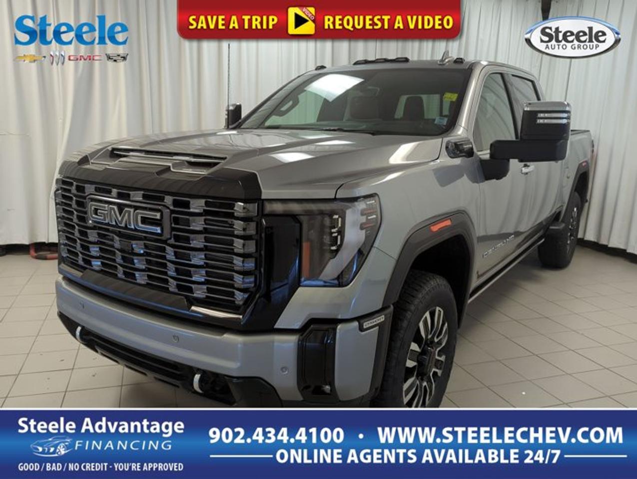 The 2026 GMC Sierra 2500 Denali Ultimate is built for drivers who want premium comfort, heavy-duty diesel strength, and true four-wheel-drive confidence in every season. Finished in Grey with an Alpine Umber interior, this four-door truck brings bold presence to Dartmouth roads while delivering the capability expected from a serious GMC heavy-duty pickup.At Steele Chevrolet Buick GMC, this 2026 GMC Sierra 2500 Denali Ultimate stands out with its refined design, automatic transmission, and proven 6.6-litre turbocharged diesel V8 engine. Whether you need strong pulling power for demanding work or a refined truck for long highway travel, this Sierra 2500 Denali Ultimate is engineered to handle both with ease.FEATURES OF THE Sierra 2500 Denali UltimatePremium Denali Ultimate heavy-duty truck designTurbocharged 6.6-litre diesel V8 powerFour-wheel drive for added tractionUpscale cabin with distinct interiorTRUCK FEATURESHeavy-duty pickup built for serious towingStrong diesel torque for demanding jobsFour-wheel drive supports off-road confidenceCrew-friendly four-door cab practicalityADVANCED SAFETY FEATURESFour-wheel traction enhances control on roadsHeavy-duty build adds confident stabilityLarge truck stance improves road presenceAutomatic transmission supports smooth operationThe 2026 GMC Sierra 2500 Denali Ultimate is designed to inspire confidence in changing Atlantic weather. Its four-wheel-drive system helps maintain traction on wet, snowy, or uneven surfaces, while the heavy-duty platform gives this truck a planted and composed feel. For drivers who need a capable pickup with a premium edge, this GMC delivers a smart balance.PERFORMANCE AND EFFICIENCYTurbocharged diesel V8 delivers strong outputAutomatic transmission provides smooth shifting6.6-litre engine built for heavy workDiesel power supports long-distance capabilityThe heart of this 2026 GMC Sierra 2500 Denali Ultimate is its 6.6-litre turbocharged diesel V8 engine. Known for strong low-end torque and confident performance under load, this powertrain is well suited for towing, hauling, and highway cruising. Paired with an automatic transmission, it offers smooth power delivery and easy operation in daily use.COMFORT AND CONVENIENCEFour-door layout improves passenger accessSpacious cabin supports long-trip comfortPremium interior creates upscale truck feelAutomatic transmission simplifies daily drivingInside, the 2026 GMC Sierra 2500 Denali Ultimate offers a cabin that feels refined, roomy, and ready for long travel days. The Alpine Umber interior adds warmth and character, giving this heavy-duty truck a more elevated atmosphere. With four full doors and generous passenger space, it is practical for both jobsite use and family travel.TECHNOLOGY AND CONNECTIVITYDriver-focused cabin layout feels intuitiveClear controls support easy operationModern truck design feels well organizedInformation access is simple and convenientGMC has shaped the 2026 GMC Sierra 2500 Denali Ultimate to feel modern and user-friendly from the drivers seat. The layout is designed to keep key controls within easy reach, helping reduce distraction while supporting a more natural driving experience. This is a truck made to work hard while still feeling polished and comfortable.CARGO SPACEPickup bed supports large gear loadsCabin offers practical storage flexibilityHeavy-duty design suits work equipmentFour-door truck carries crew with easeThis 2026 GMC Sierra 2500 Denali Ultimate brings the versatility buyers expect from a heavy-duty pickup. The truck bed is ready for tools, equipment, and weekend cargo, while the roomy cab helps carry passengers in comfort. It is a strong fit for drivers who need one truck that can handle work demands and everyday utility.WHAT OTHER OWNERS LIKEStrong diesel pulling power and torqueComfortable cabin for long-distance drivingConfident four-wheel-drive capability year-roundPremium feel in a heavy-duty truckThis 2026 GMC Sierra 2500 Denali Ultimates VIN is: 1GT4UXEY9TF347888 .