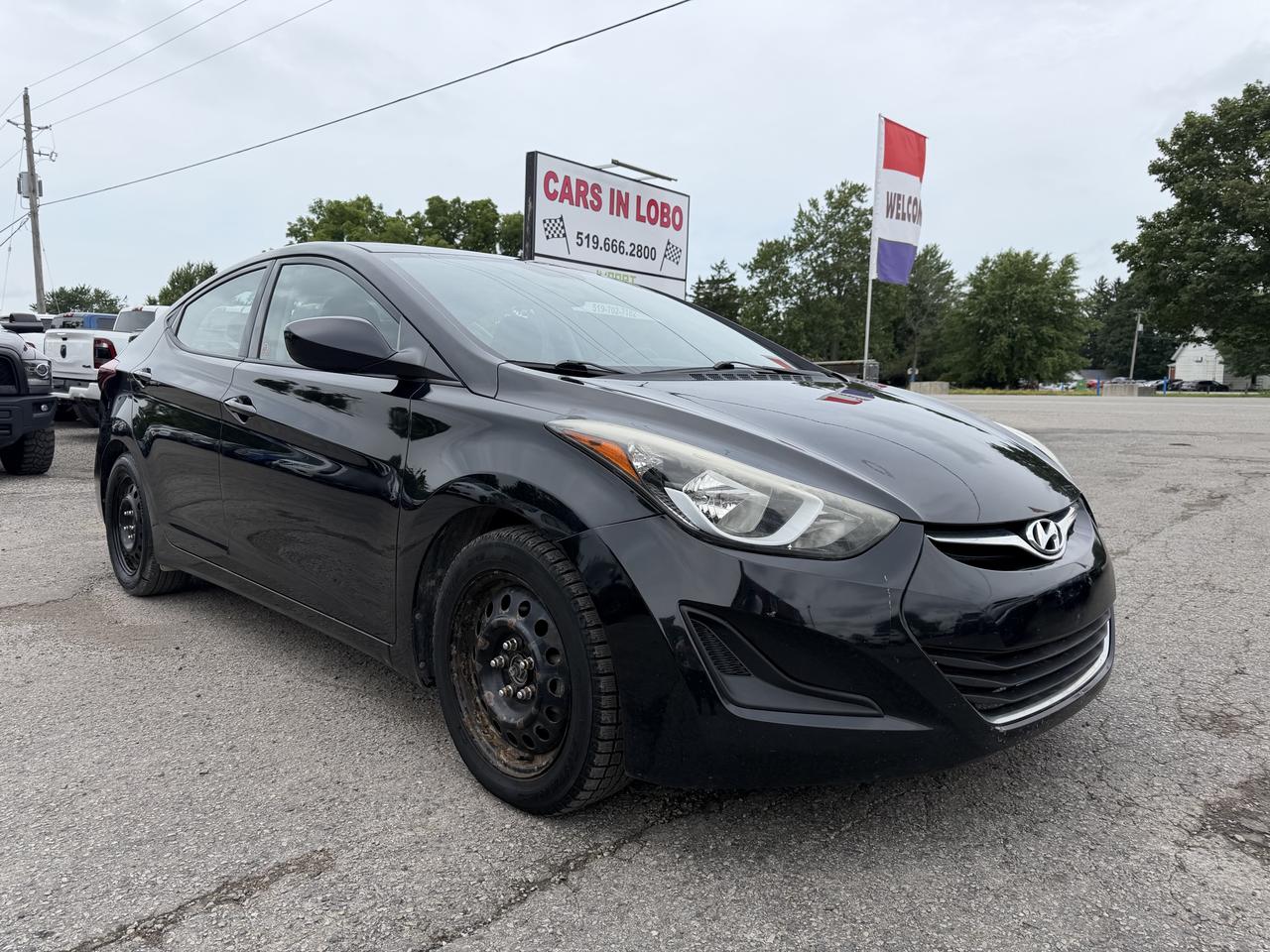 <p>2016 HYUNDAI ELANTRA GL-MAN!</p><p>Safety inspection included in the full asking price // Carfax available&nbsp;</p><p>&nbsp;</p><p>&nbsp;</p><p>&nbsp;</p><p>&nbsp;</p><p data-start=139 data-end=305><strong>CARS IN LOBO LTD.&nbsp; &ndash; Your trusted pre-owned vehicle destination!</strong></p><p>&nbsp;</p><p data-start=139 data-end=305><strong>Located at 6355 Egremont Dr, Komoka, ON N0L 1R0 &mdash; just 7 km west of Hyde Park Rd. Heading west on Fanshawe Park Rd as it becomes Egremont Dr, you&rsquo;ll find us at the traffic lights on the corner of Egremont Dr & Narin Rd in Middlesex county township of Lobo.&nbsp;</strong></p><p>&nbsp;</p><p data-start=139 data-end=305><strong>Serving London, Ontario/Middlesex County for over 10 years. A registered member of the UCDA (Used Car Dealers Association of Ontario) and fully licensed with OMVIC (Ontario Motor Vehicle Industry Council).</strong></p><p>&nbsp;</p><hr><p>&nbsp;</p><p data-start=139 data-end=305><strong><span style=font-size: 14pt;>CARS IN LOBO LTD. (Buy - Sell - Trade - Finance)&nbsp; </span><span style=font-size: 14pt;>Office#&nbsp; 519 666 2800 </span><span style=font-size: 14pt;>TEXT# 519 630 6660</span></strong></p><p>&nbsp;</p><hr><p>&nbsp;</p><p data-start=312 data-end=770><strong>- /Quality, locally sourced pre-owned vehicles at a competitive price<br>- /Safety certification Inspection included at the Full Asking Price! (unless listed otherwise)</strong><br><strong>- /We take all trade ins at a competitive & fair value&nbsp;</strong><br><strong>- /We buy cars outright with no purchase&nbsp;necessary</strong><br data-start=352 data-end=355><strong>- /CARFAX reports available on all cars</strong><br data-start=462 data-end=465><strong>- /Extended warranty options available</strong><br data-start=590 data-end=593><strong>- /Financing options available</strong><br data-start=642 data-end=645><strong>- /We register & plate your vehicle for you (Licensing Extra)</strong><br data-start=714 data-end=717><strong>- /No hidden fees. No pressure. Easy going team that is here to help.&nbsp;</strong></p><p>&nbsp;</p><p data-start=777 data-end=908><strong>Message us anytime or feel free to drop by! We are here to help make your next vehicle purchase simple and stress-free. -> OPEN 6 DAYS WEEK MONDAY - SATURDAY&nbsp;</strong></p><p>&nbsp;</p><p data-start=777 data-end=908>&nbsp;</p>