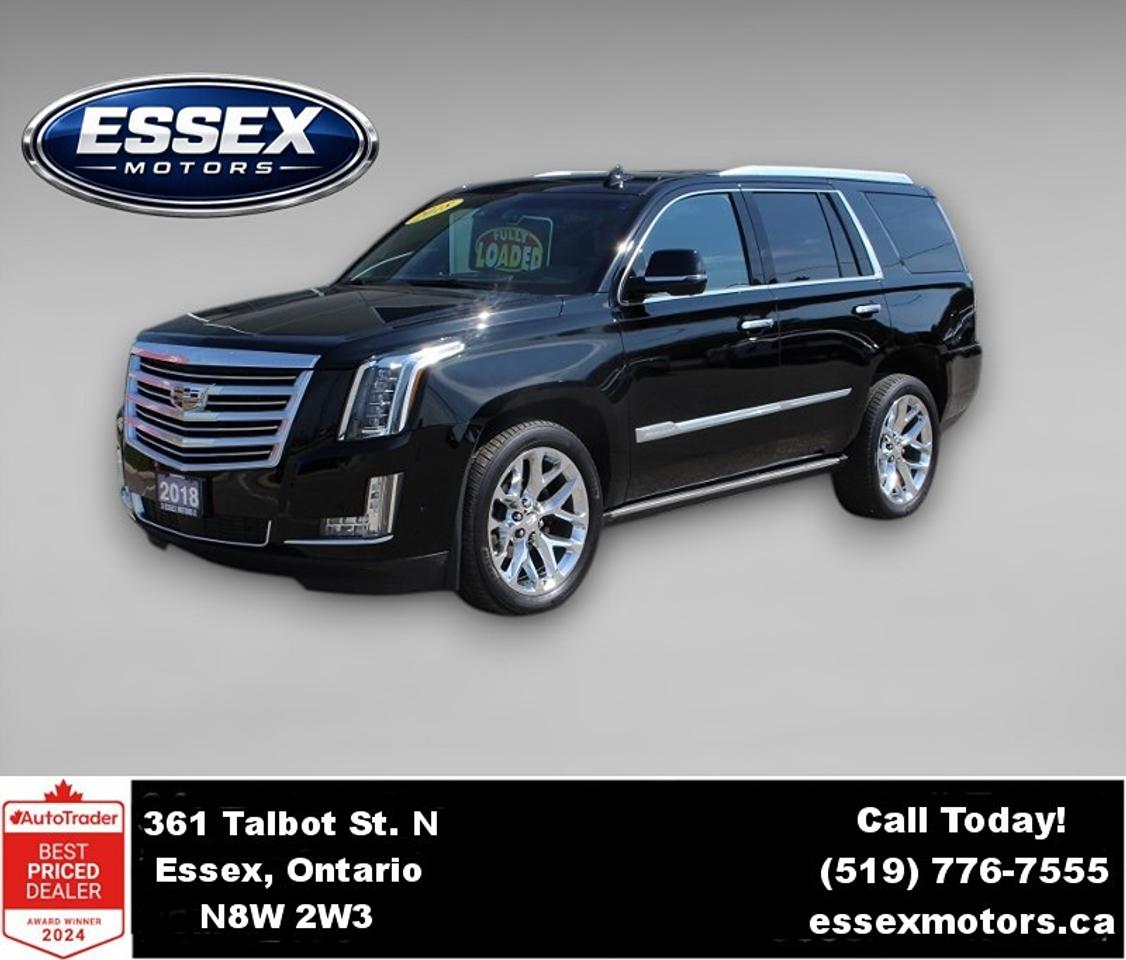 2018 Cadillac Escalade Platinum*LowKs*4x4*Heated Leather*SunRoof*Media - Photo #1