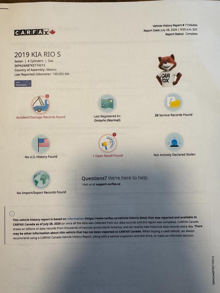 2019 Kia Rio LX Photo