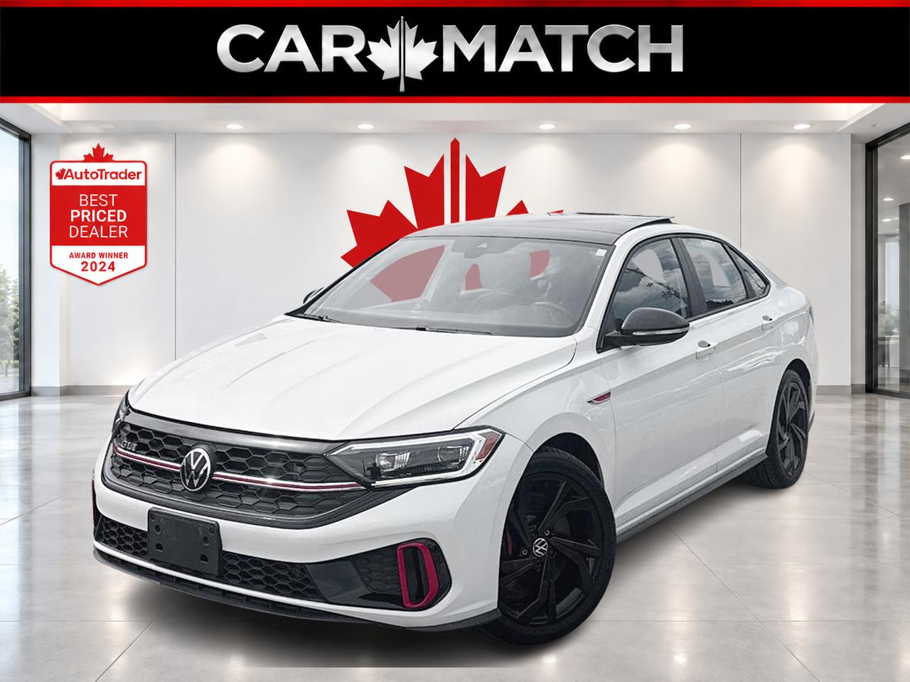 White 2024 Volkswagen Jetta GLI Sedan Front-Wheel Drive Automatic