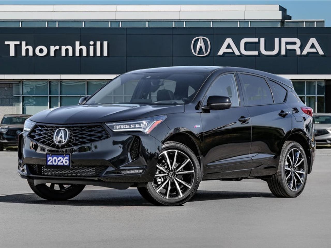 Brand new and ready for the road, this 2026 Acura RDX Platinum Elite A at Acura of Thornhill brings premium comfort, confident all-wheel drive, and smart everyday utility to Thornhill drivers. Finished in Silver with a Silver interior, this luxury SUV blends turbocharged performance, advanced driver support, and practical four-door versatility in one refined package.The 2026 Acura RDX Platinum Elite A is powered by a 2.0-litre intercooled turbocharged 4-cylinder gas engine paired with an automatic transmission. Acura Super Handling All-Wheel Drive gives this SUV secure traction in changing Canadian conditions, while its balanced size makes it easy to enjoy in traffic, on the highway, and around town.FEATURES OF THE RDX Platinum Elite ATurbocharged power with all-wheel-drive confidenceSilver exterior with premium upscale presenceAutomatic transmission for smooth daily drivingFour-door SUV practicality for active lifestylesADVANCED SAFETY FEATURESAnti-lock braking system for controlled stopsStability control helps maintain vehicle balanceBlind spot monitor adds lane awarenessCross-traffic alert supports safer reversingThe 2026 Acura RDX Platinum Elite A is equipped with key safety and driver-assist features that help make every trip feel more secure. You get a backup camera, lane departure warning, adaptive cruise control, child safety locks, traction control, and tire pressure monitoring for added peace of mind.PERFORMANCE AND EFFICIENCY2.0-litre turbocharged four-cylinder engine delivers powerAutomatic transmission supports smooth accelerationAll-wheel drive improves year-round tractionLimited slip differential aids cornering gripThis 2026 Acura RDX Platinum Elite A offers a strong mix of response and control. The turbo engine provides lively passing power, while power steering helps keep handling precise. The all-wheel-drive system adds confidence in rain, snow, and slippery road conditions often seen across Ontario.COMFORT AND CONVENIENCEHeated front seats add cold-weather comfortHeated steering wheel warms winter drivesRemote starter prepares cabin before departurePower liftgate simplifies cargo area accessInside, the 2026 Acura RDX Platinum Elite A is designed for comfort and ease. It includes front air conditioning, power windows, keyless entry, memory seats, an adjustable steering wheel, heated mirrors, auto-dimming rearview mirror, and remote trunk release for a more convenient daily routine.TECHNONOLGY AND CONNECTIVITYBluetooth integration supports hands-free smartphone useSmart device integration keeps apps accessibleSatellite radio expands entertainment choicesWiFi hotspot helps passengers stay connectedThe 2026 Acura RDX Platinum Elite A also keeps you connected with useful in-cabin technology. Steering wheel audio controls put media functions close at hand, while HD Radio adds listening clarity. Automatic headlights and rain-sensing windshield wipers also help reduce distractions when conditions change.CARGO SPACERear cargo area suits daily errandsPower liftgate eases loading and unloadingFour doors improve passenger accessSUV design supports versatile carrying needsCargo flexibility is a clear strength of the 2026 Acura RDX Platinum Elite A. Whether you are carrying shopping bags, sports gear, work items, or weekend luggage, this Acura delivers the usefulness expected from a premium SUV without giving up comfort or style.WHAT OTHER OWNERS LIKEConfident all-wheel-drive handling in poor weatherStrong turbo power for daily drivingComfortable cabin with useful heated featuresEasy-to-use technology and connectivity featuresThis 2026 Acura RDX Platinum Elite As VIN is: 5J8TC2H84TL802582 .