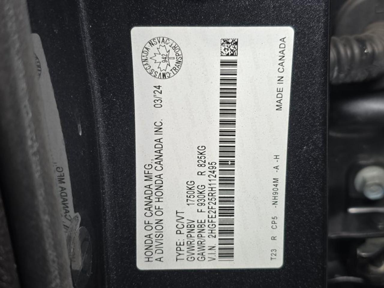 2024 Honda Civic LX Photo