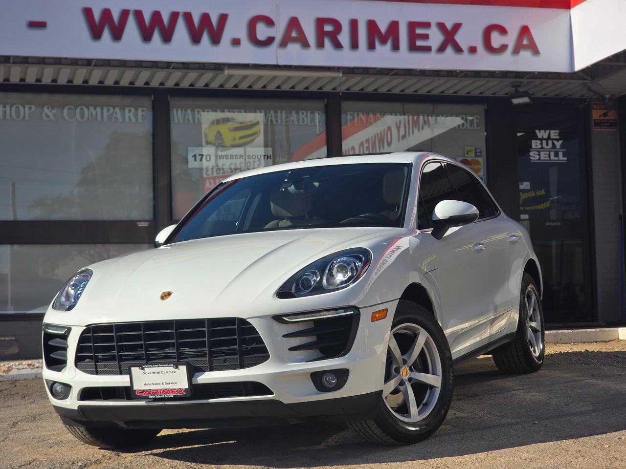 Great Condition Porsche Macan Sport 2.0T AWD! Equipped with Navigation, BOSE Premium Sound, Nappa Leather, Panoramic Roof, Blind Spot Monitoring, Back up Camera, Front and Rear Parking Sonar, Vented Front Seats, Heated Front and Rear Seats, Memory Driver Seat, Power Seats, Power Tailgate, Bluetooth, Alloy Wheels, Fog Lights
