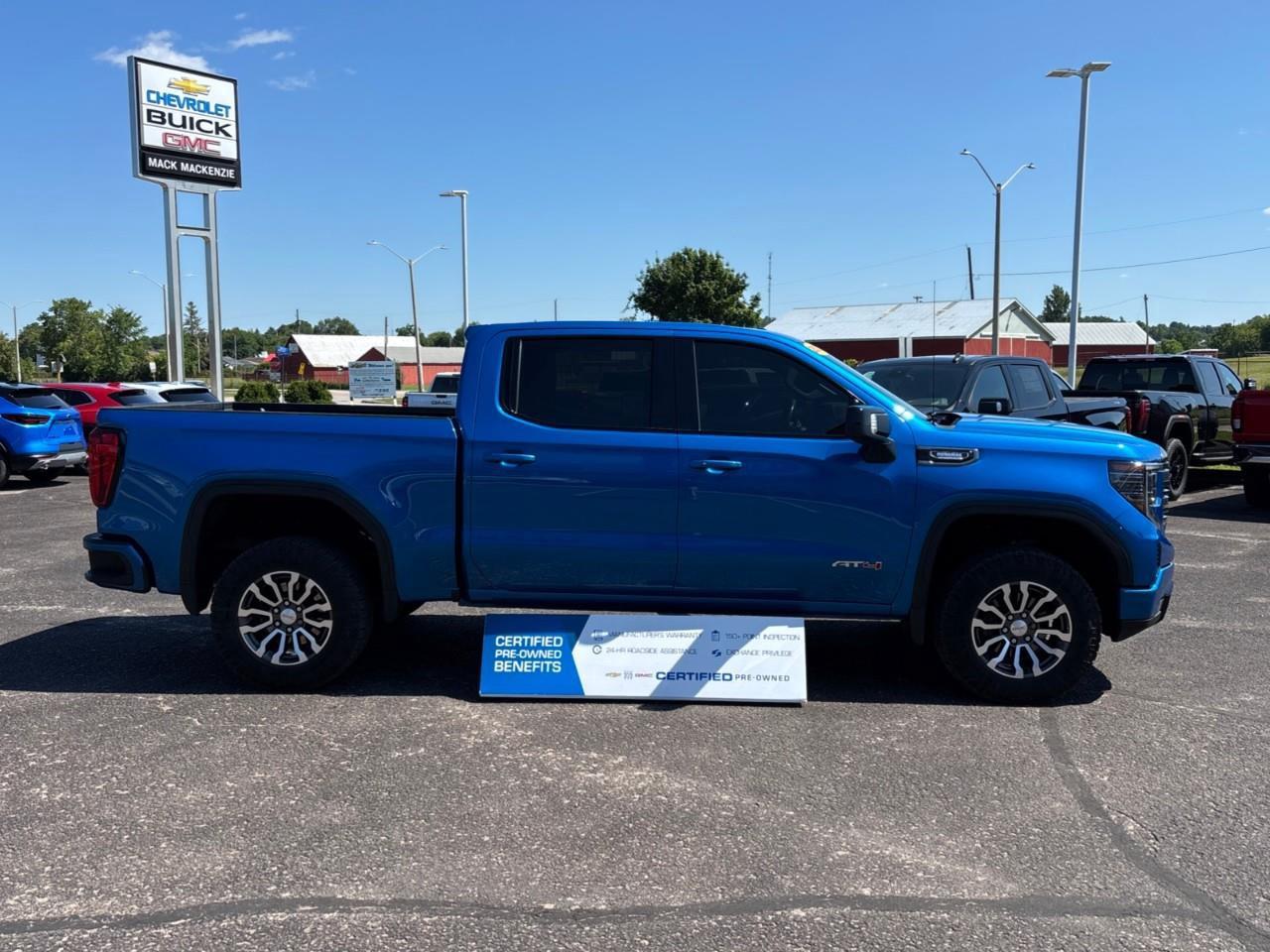2022 GMC Sierra 1500 AT4 Used 2022 5 Passenger Diesel Powered Crew Cab 4X4 Truck with Heated and Ventilated Front Seats, Heated Steering Wheel, Adaptive Cruise Control, Power Sunroof and a 13.4 Diagonal Touchscreen Radio with Photo