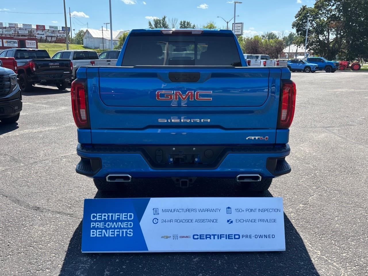 2022 GMC Sierra 1500 AT4 Used 2022 5 Passenger Diesel Powered Crew Cab 4X4 Truck with Heated and Ventilated Front Seats, Heated Steering Wheel, Adaptive Cruise Control, Power Sunroof and a 13.4 Diagonal Touchscreen Radio with Photo