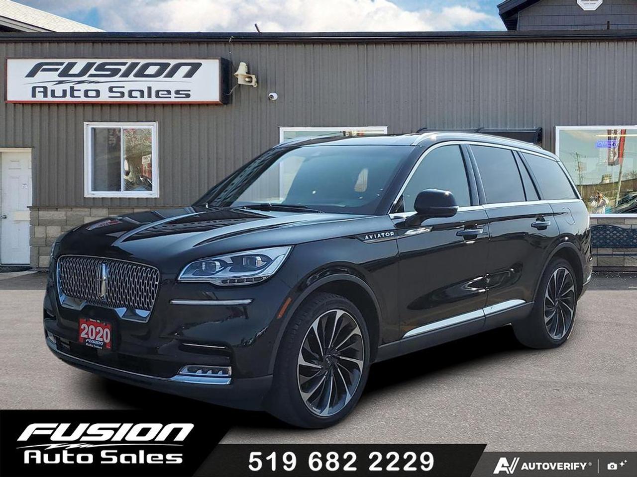 Used 2020 Lincoln Aviator Reserve AWD-LEATHER-ROOF-NAV-HEATED MESSAGING SEAT for sale in Tilbury, ON