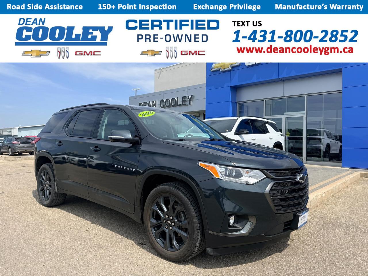 Used 2020 Chevrolet Traverse RS for sale in Dauphin, MB