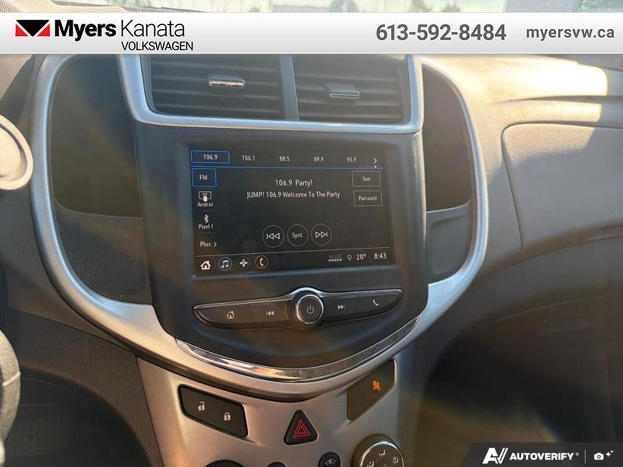 2018 Chevrolet Sonic LT  - Apple CarPlay -  Android Auto Photo