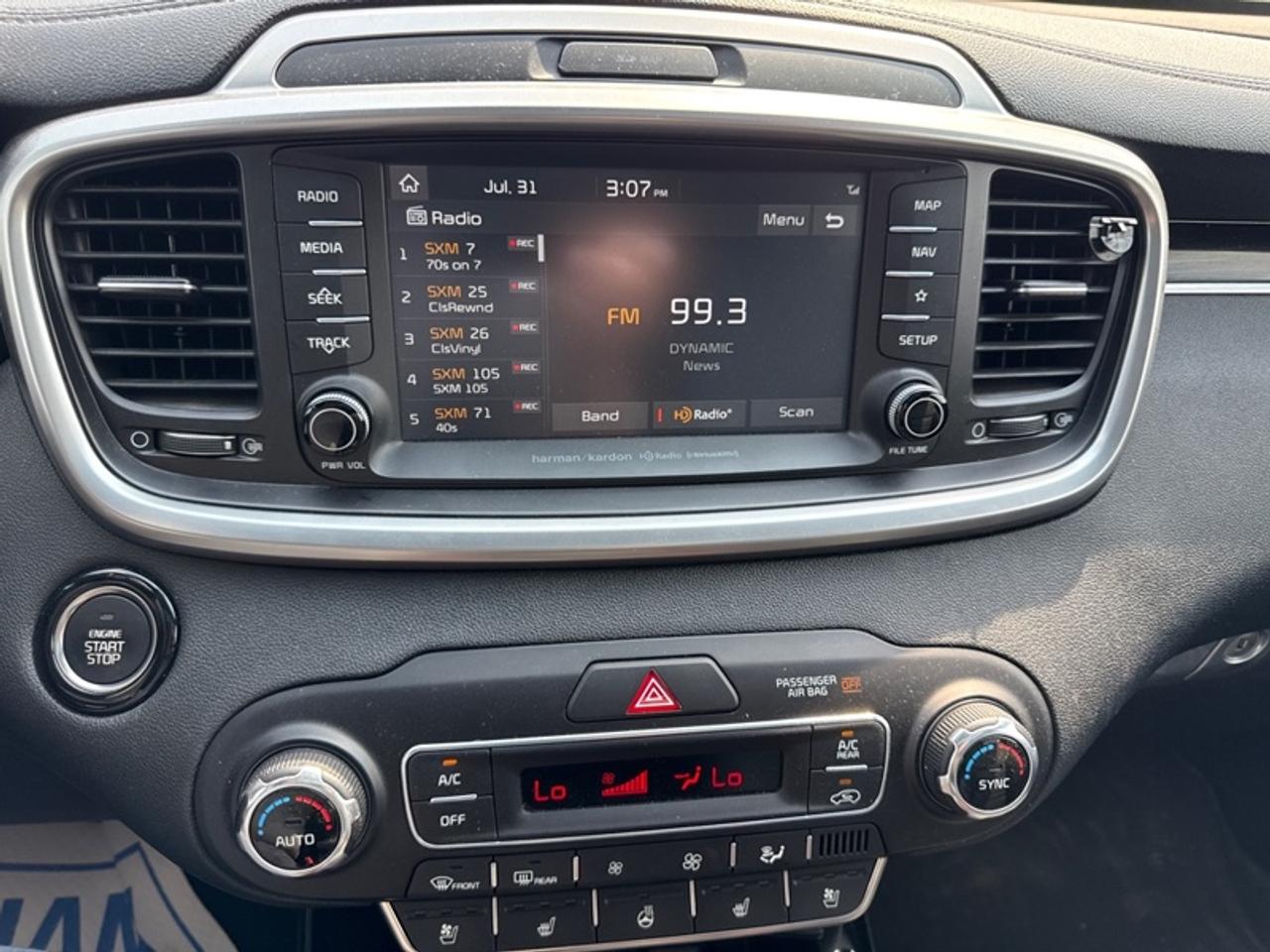 2019 Kia Sorento SX  Panoramic Sunroof- $229 B/W Photo