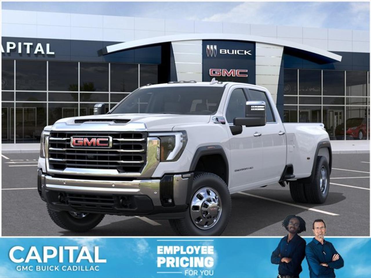 This 2026 GMC Sierra 3500HD in Summit White is equipped with 4WD and Turbocharged Diesel V8 6.6L/ engine.Check out this vehicles pictures, features, options and specs, and let us know if you have any questions. Helping find the perfect vehicle FOR YOU is our only priority.P.S...Sometimes texting is easier. Text (or call) 306-801-9090 for fast answers at your fingertips!Dealer License #914248Disclaimer: All prices are plus taxes & fees. See dealer for Details. Dealer Permit # 914248 See dealer for Details.