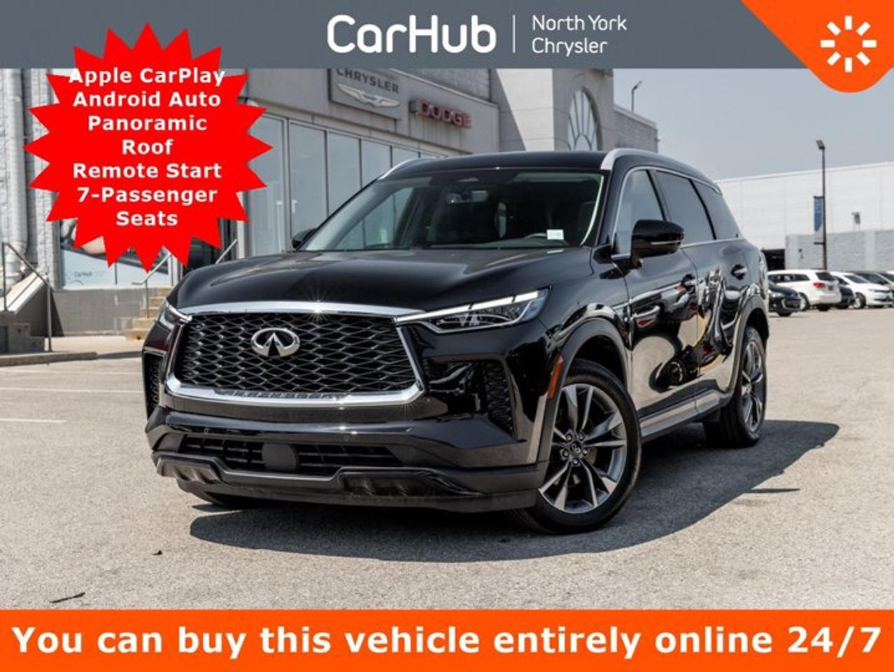 2024 Infiniti QX60 LUXE Apple CarPlay Android Auto Panoramic Roof Remote Start 7-Passenger Seats Photo