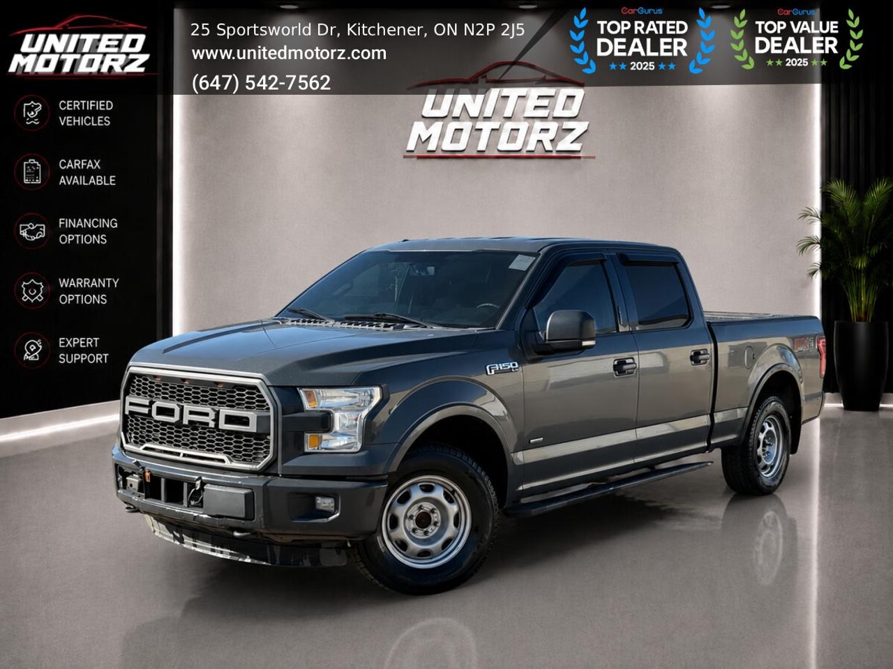 2016 Ford F-150 SPORT AUTO 4WD SuperCrew 157" XLT 3.5L 6cyl~AS-IS Photo0