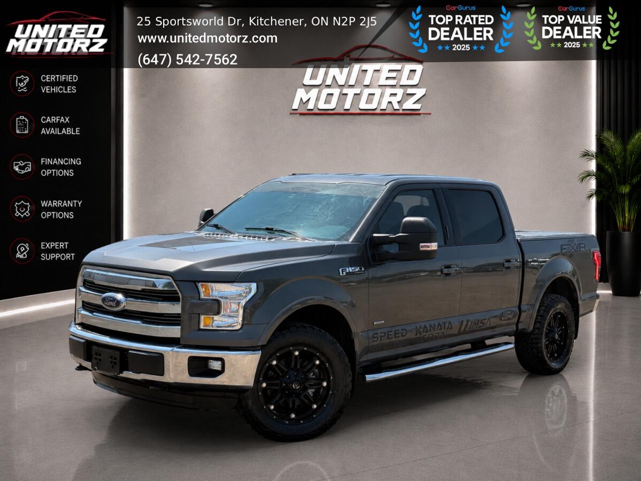2016 Ford F-150 SuperCrew 145" Lariat 4*4 AUTO 3.5L 6cyl~SAFETY CE Photo