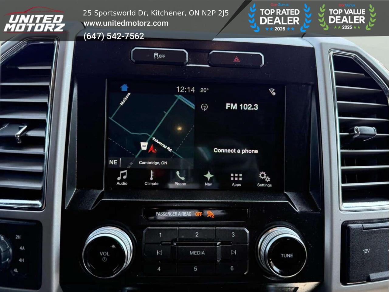 2016 Ford F-150 SuperCrew 145" Lariat 4*4 AUTO 3.5L 6cyl~SAFETY CE Photo